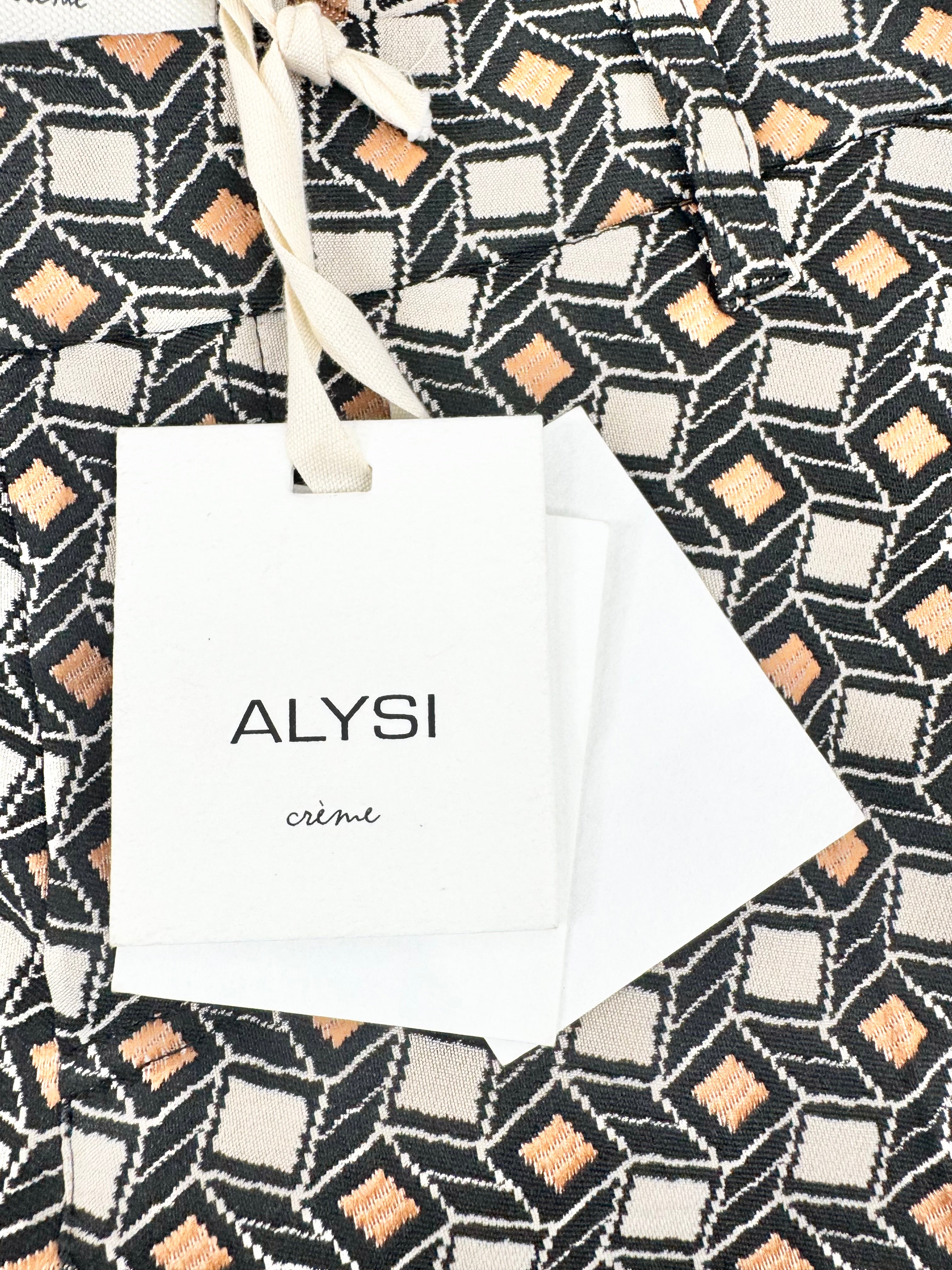 Alysi 'Camel Jacquard Pantalone' Chinos - AU10