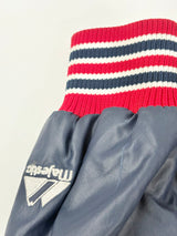 Vintage-Style Majestic Navy Blue 'Red Sox' Bomber Jacket - S