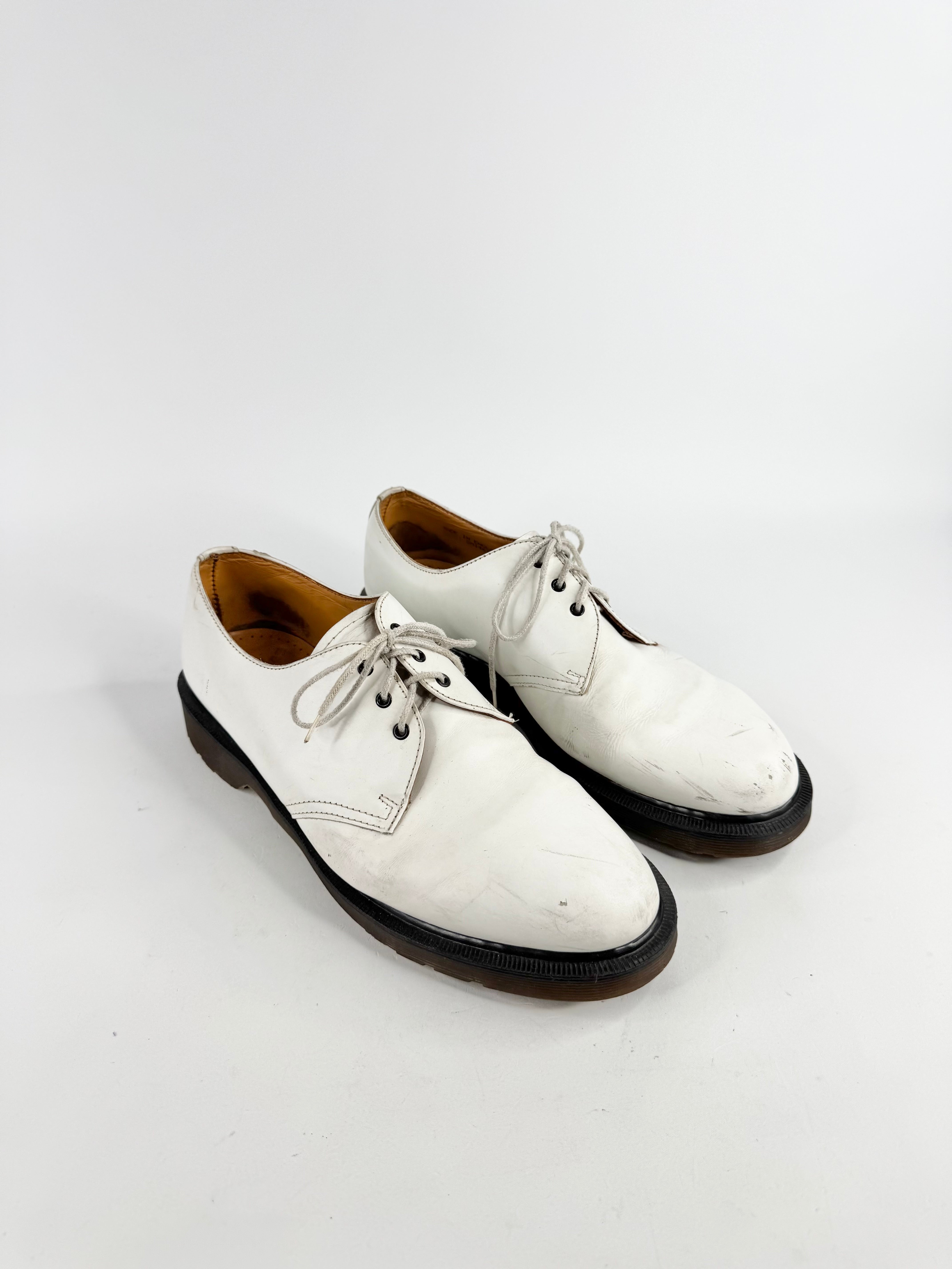 Dr. Martens 1461 White Smooth Leather Shoes - EU42