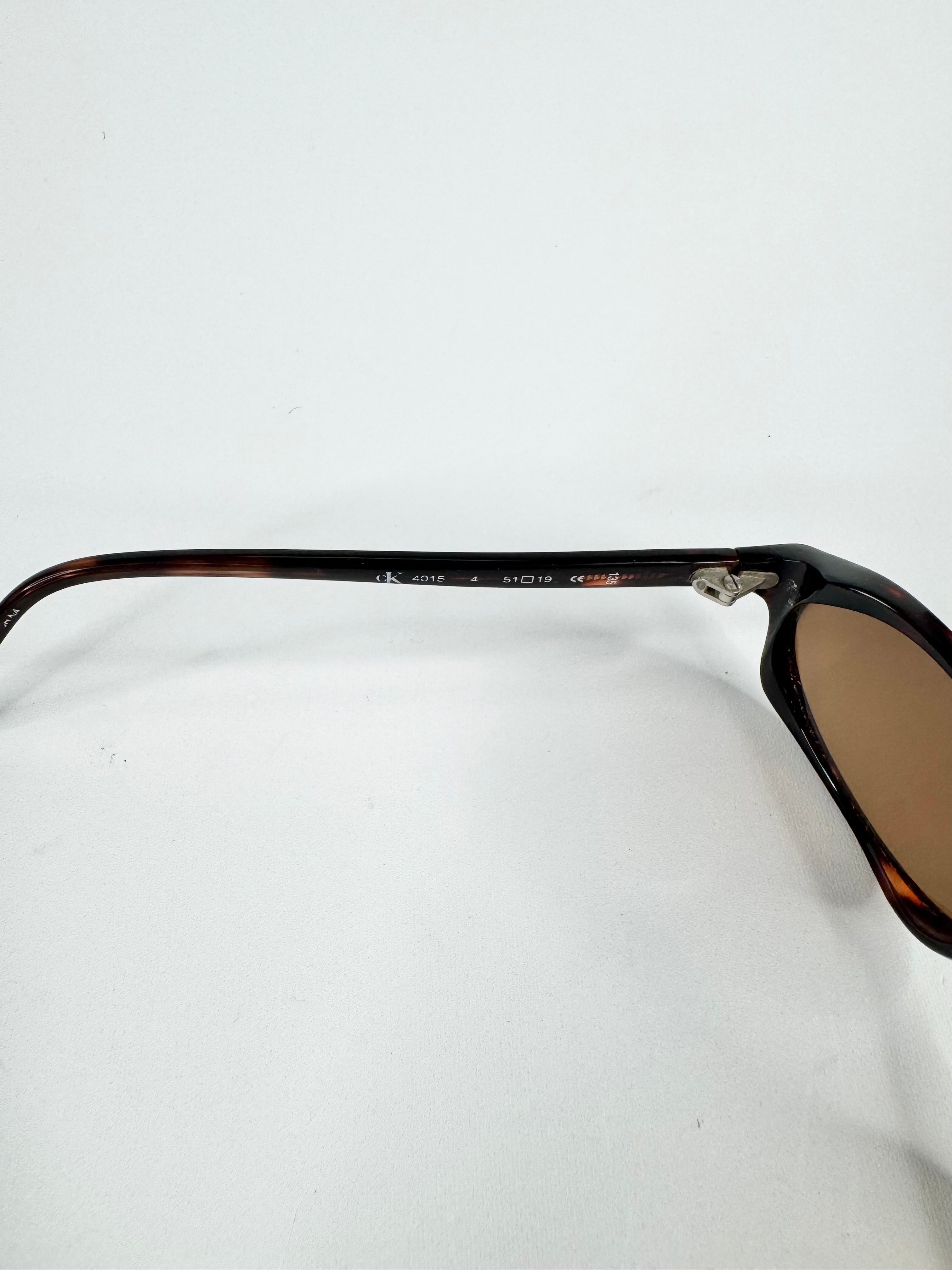 Vintage 90s Calvin Klein Tortoiseshell Sunglasses
