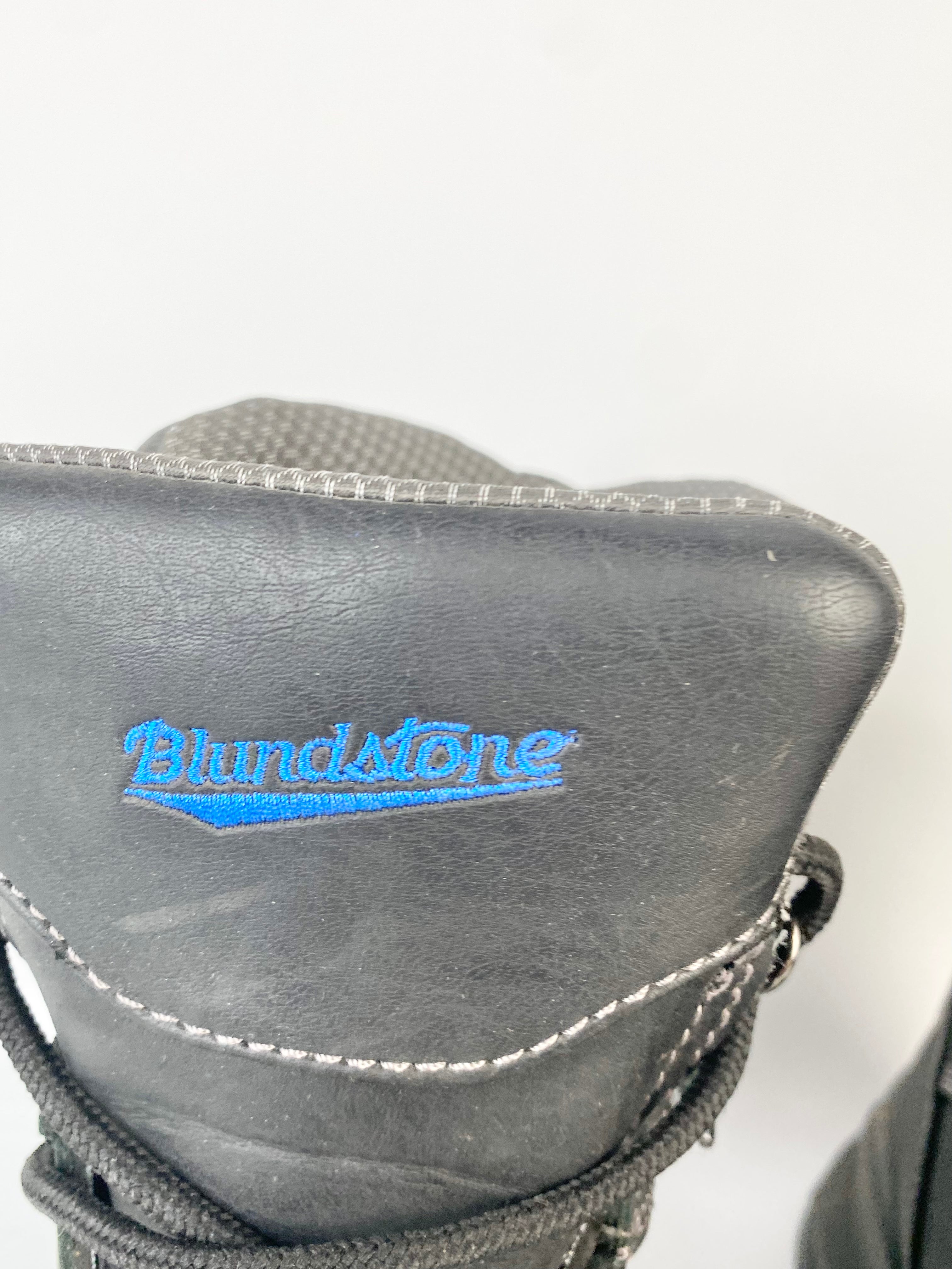 Blundstone 997 Black Leather Water-Resistant Safety Cap Safety Boots - 8