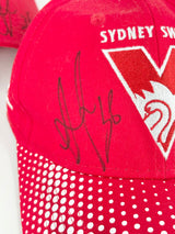Autographed Sydney Swans AFL Caps