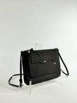 Mimco Black Neoprene Cross Body Bag