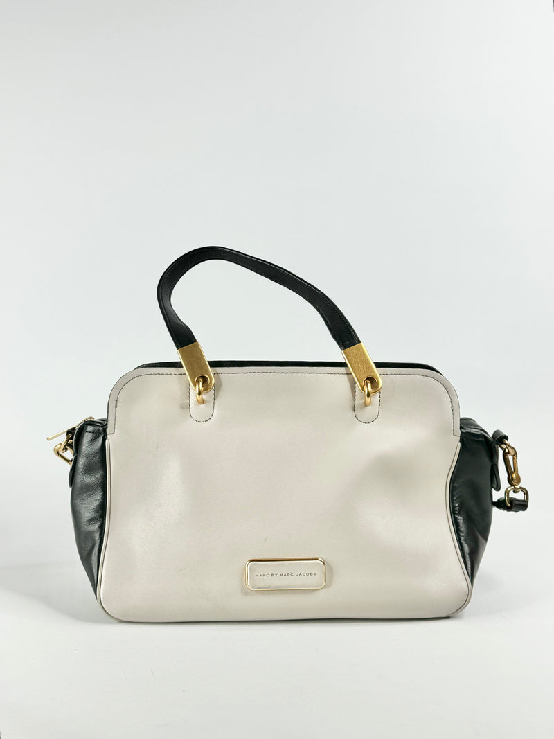 Marc by Marc Jacobs Cement & Black Cross Body Bag