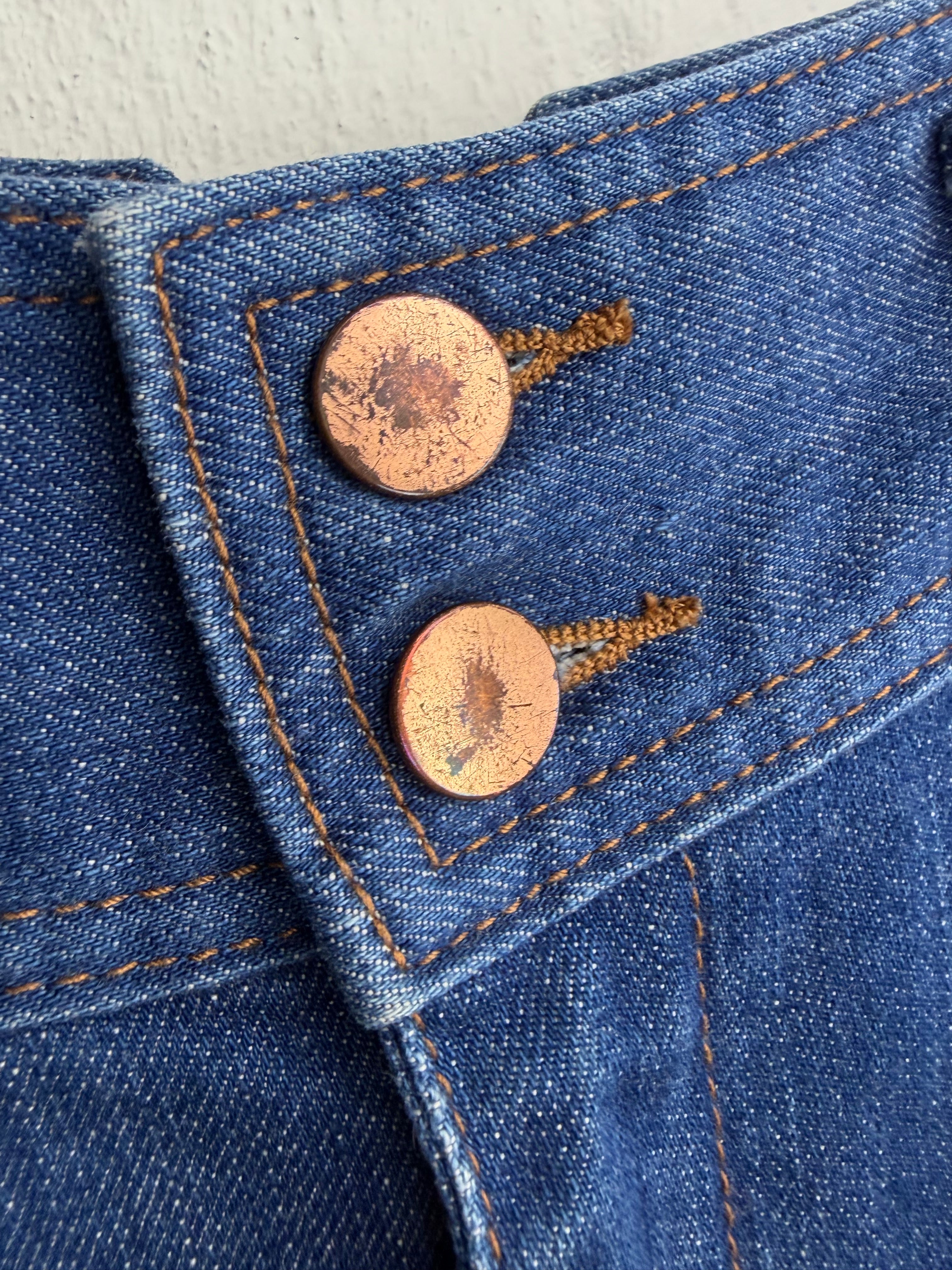 Gorman Blue Denim Flared Skirt - AU12