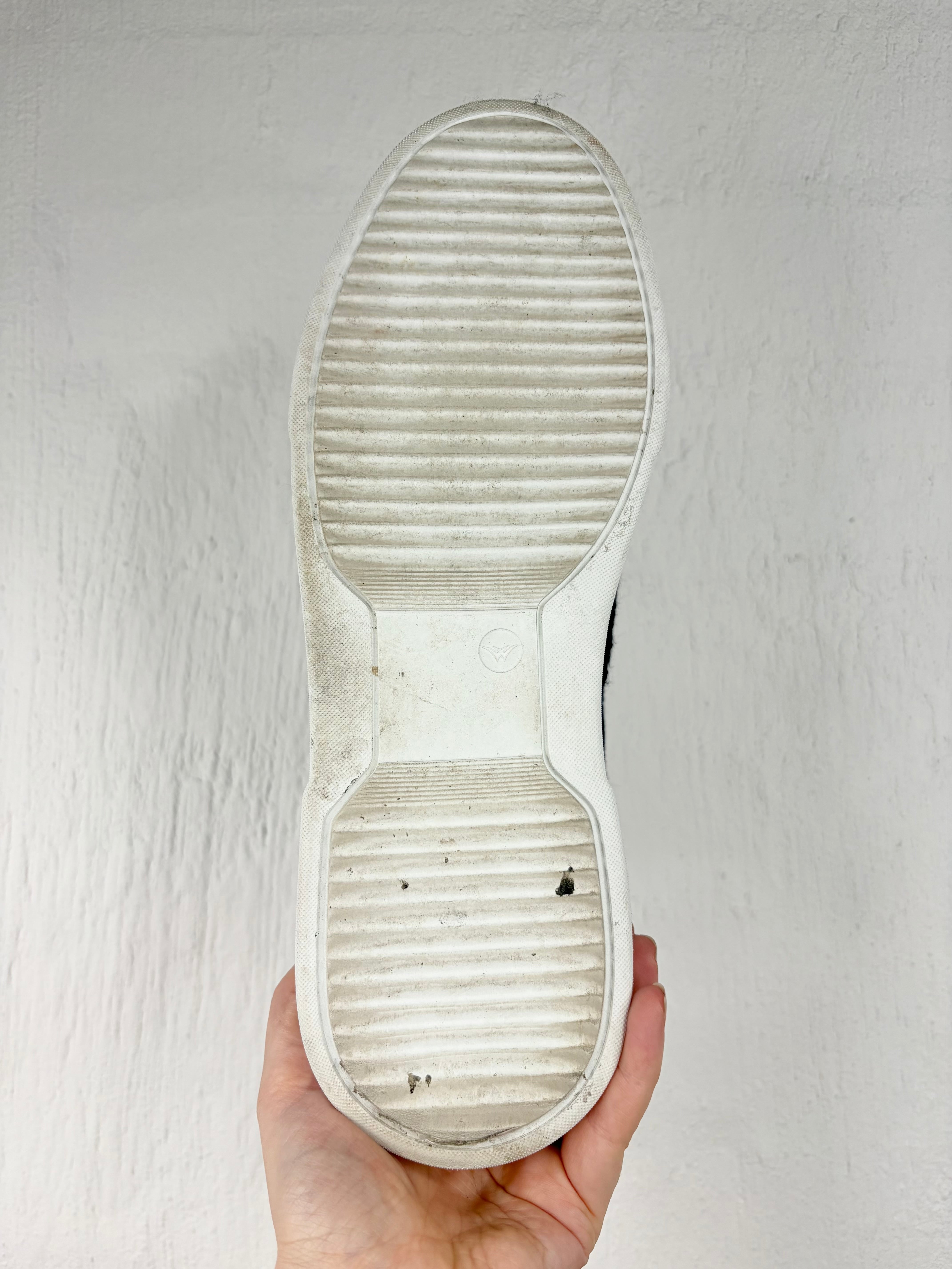 By Walid Embroidered Black Sneaker - EU42