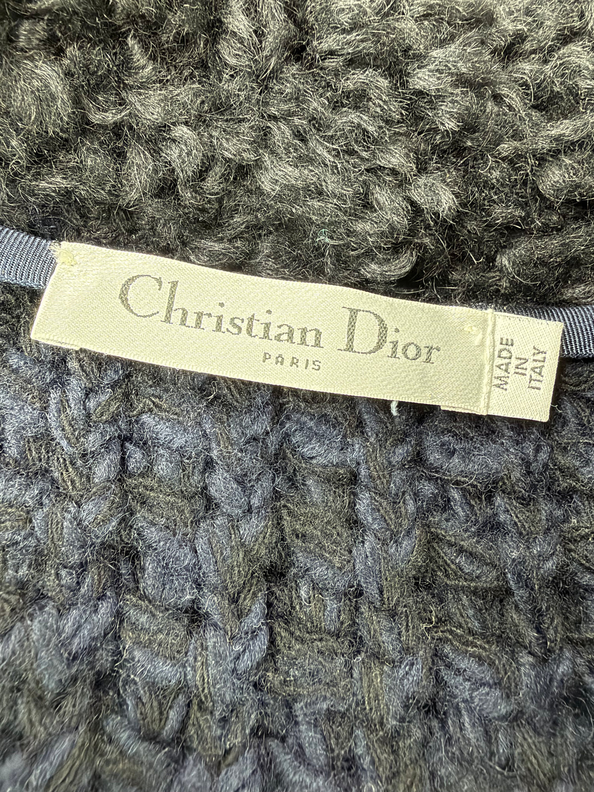 Christian Dior Autumn Winter 2017 Wool & Mohair Long Vest - AU16