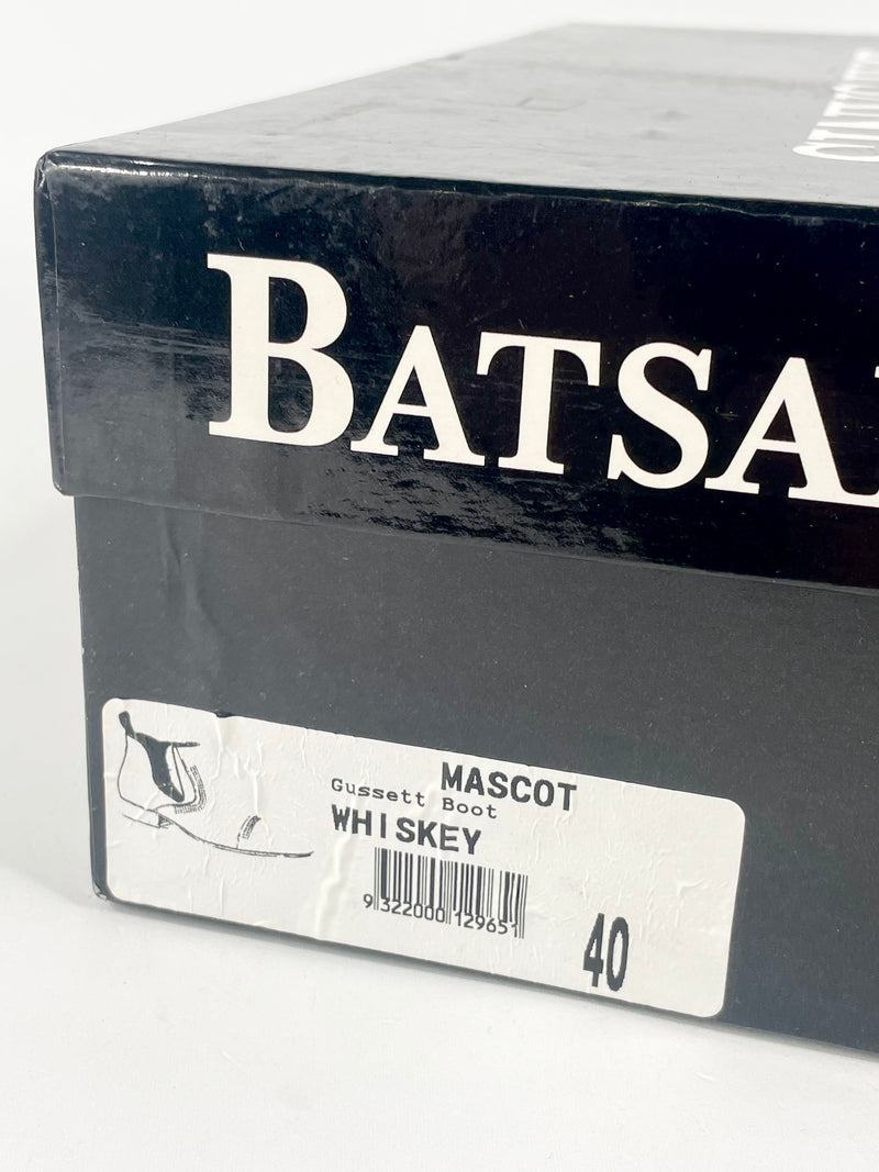 Batsanis Whiskey Leather 'Mascot' Gussett Boots - EU40