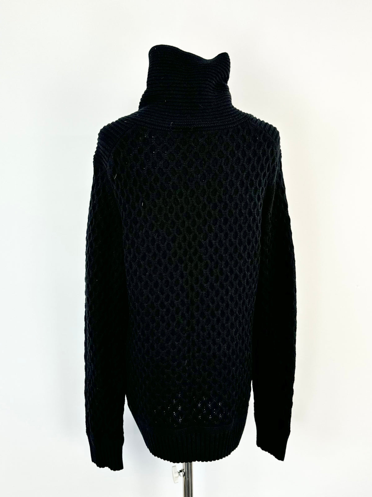 Armani Exchange Black Wool Jumper - L