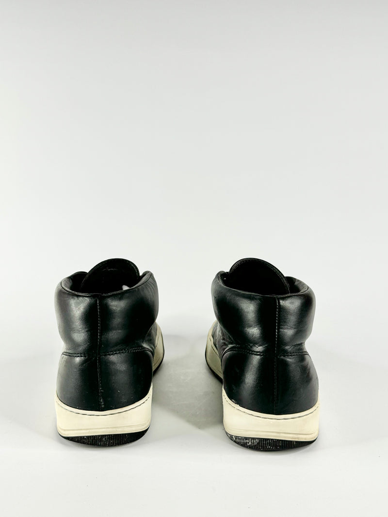 Lanvin Black Leather Sneakers - 6