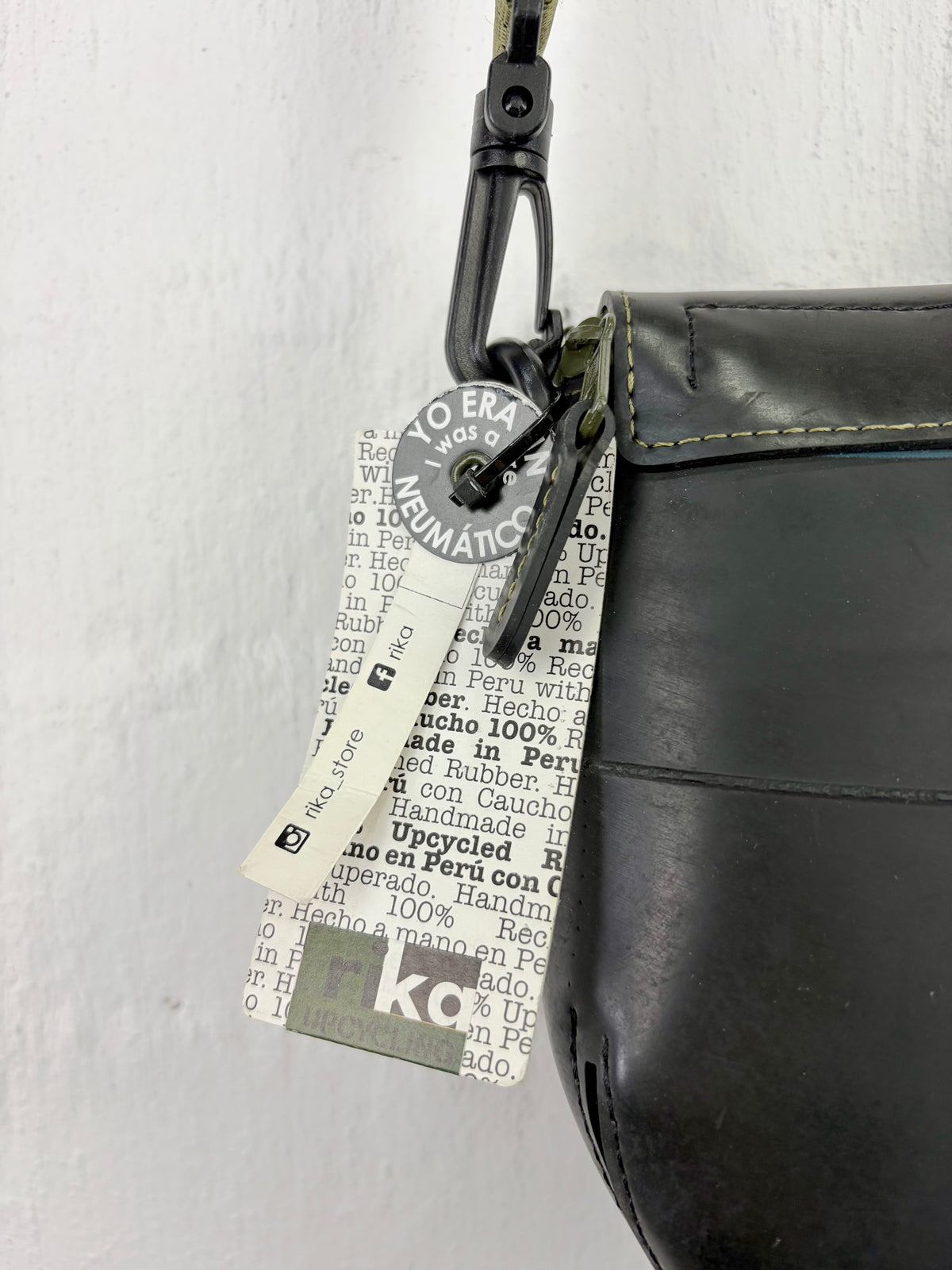 Rika Upcycled Rubber Crossbody Pouch