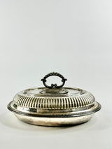 Vintage MM Co Silverplated Lidded Entre Dish