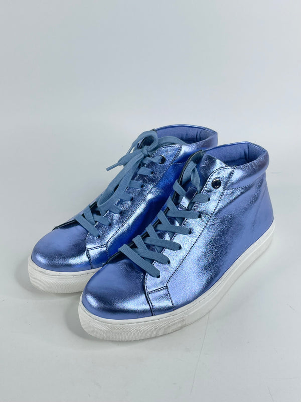 ELK Metallic Lilac 'Kali' High Top Sneakers - EU38