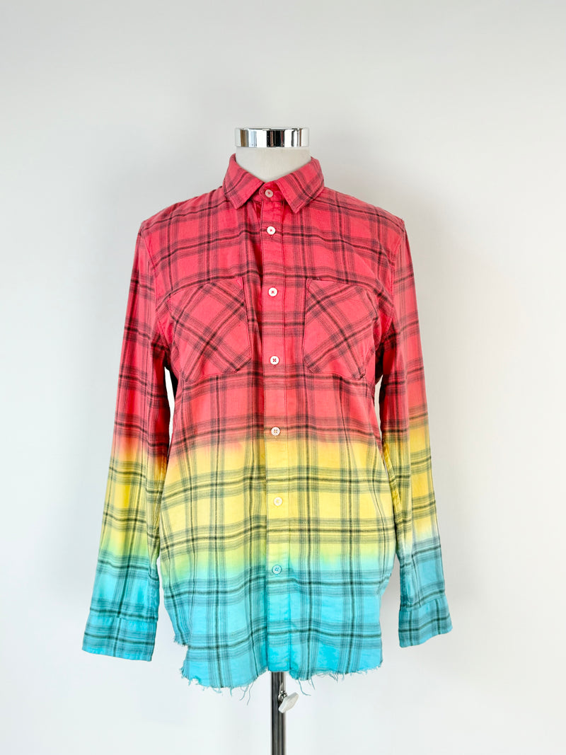 Amiri Multicoloured Plaid Shirt - S