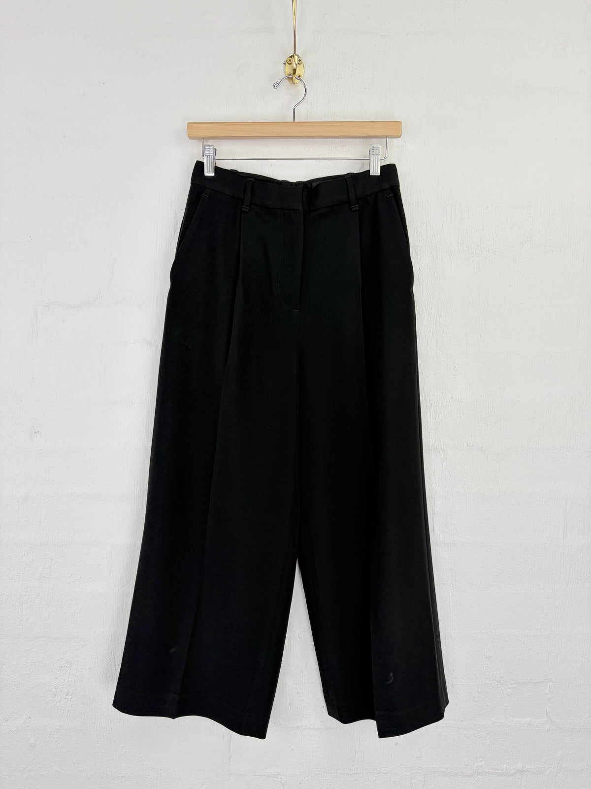 Rag & Bone Black Wide Leg Slacks - AU10