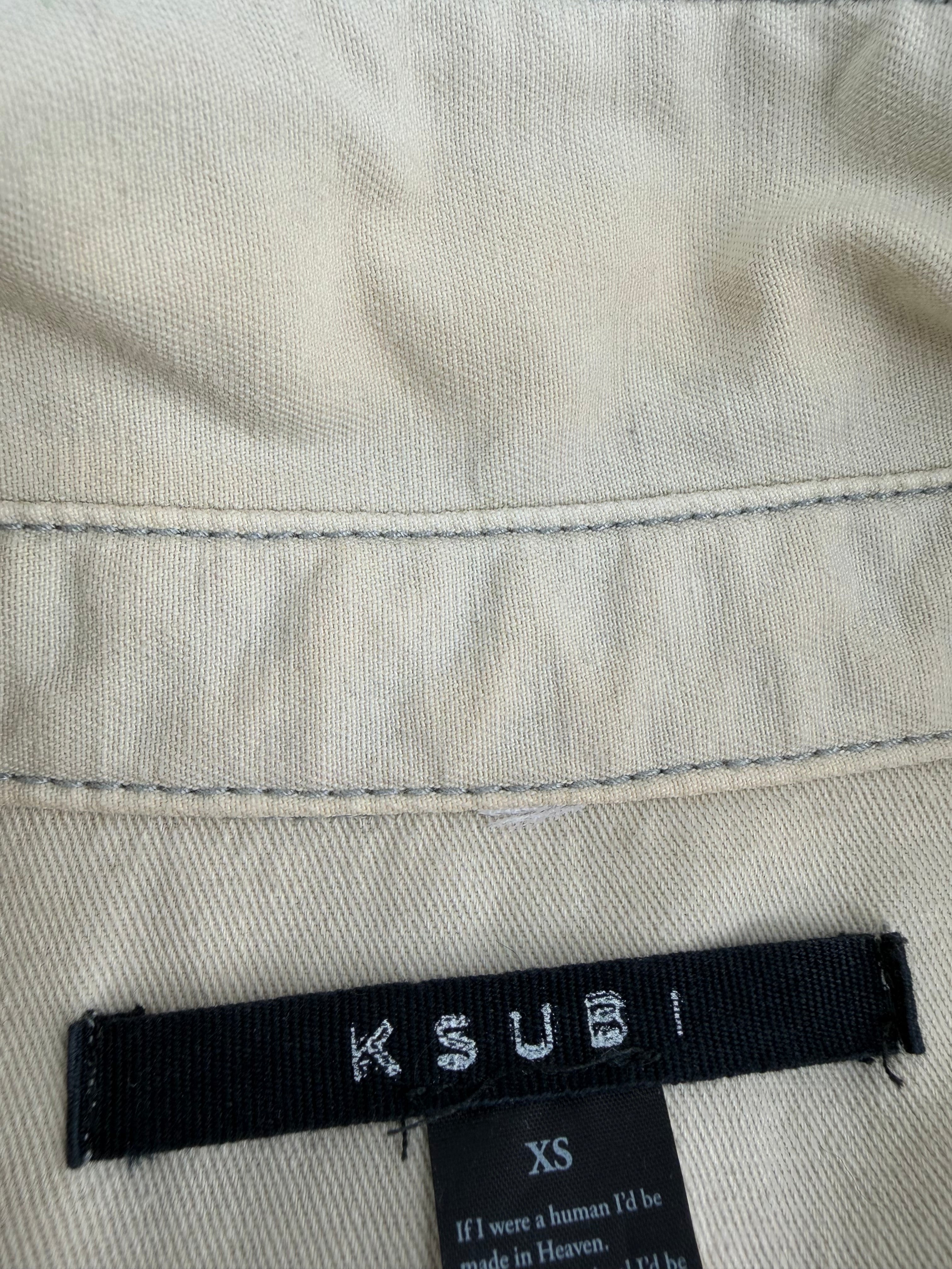 Ksubi Ecru Long Boiler Suit - AU6