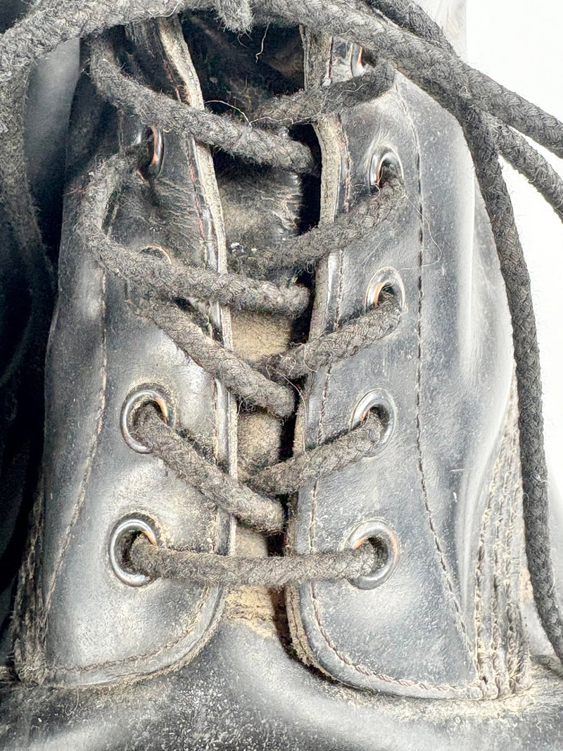 Dr. Martens Black Leather 8-Eye Lace Up Boots - EU42