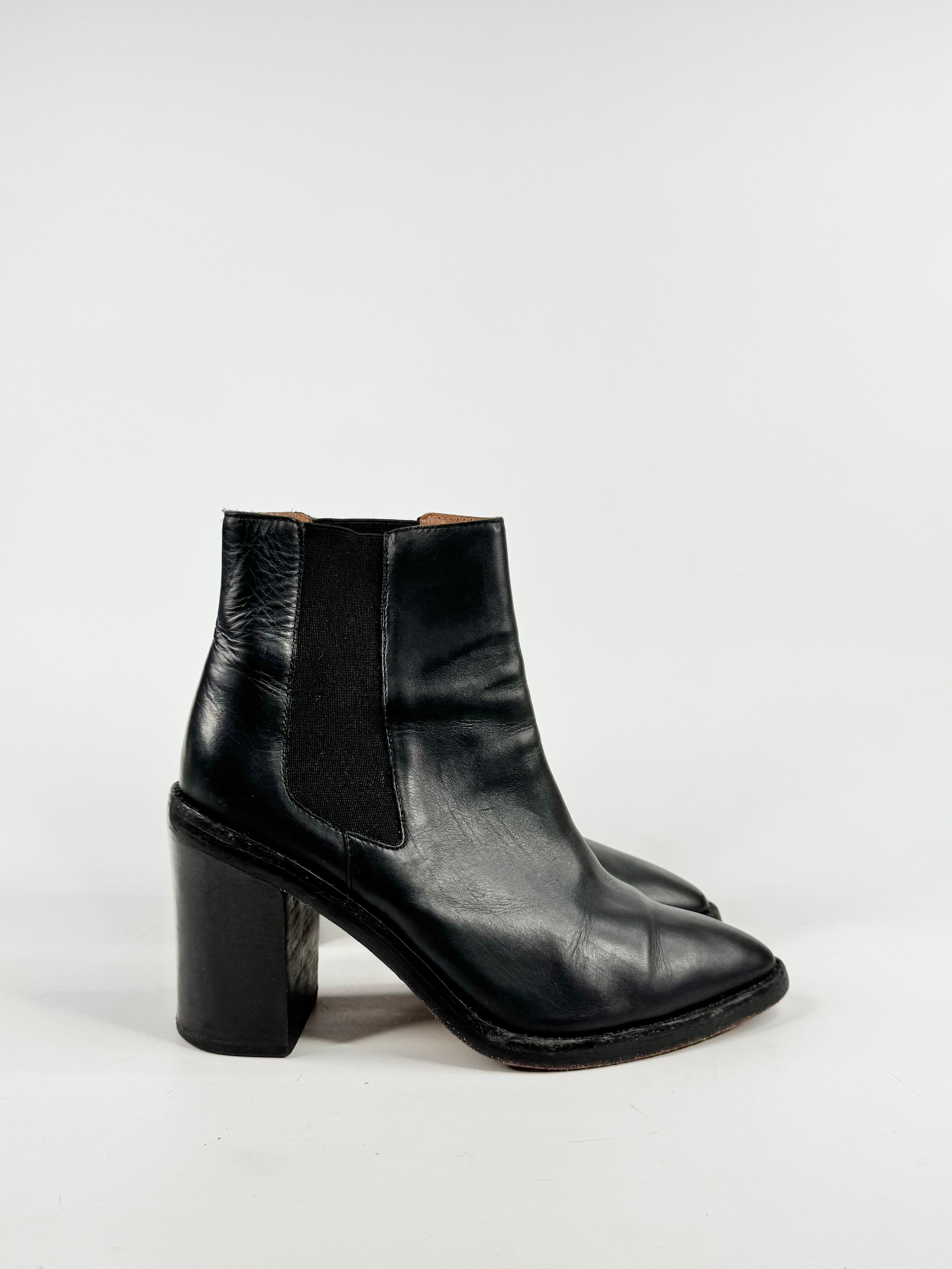 Zimmermann Black Leather Ankle Boots - EU37