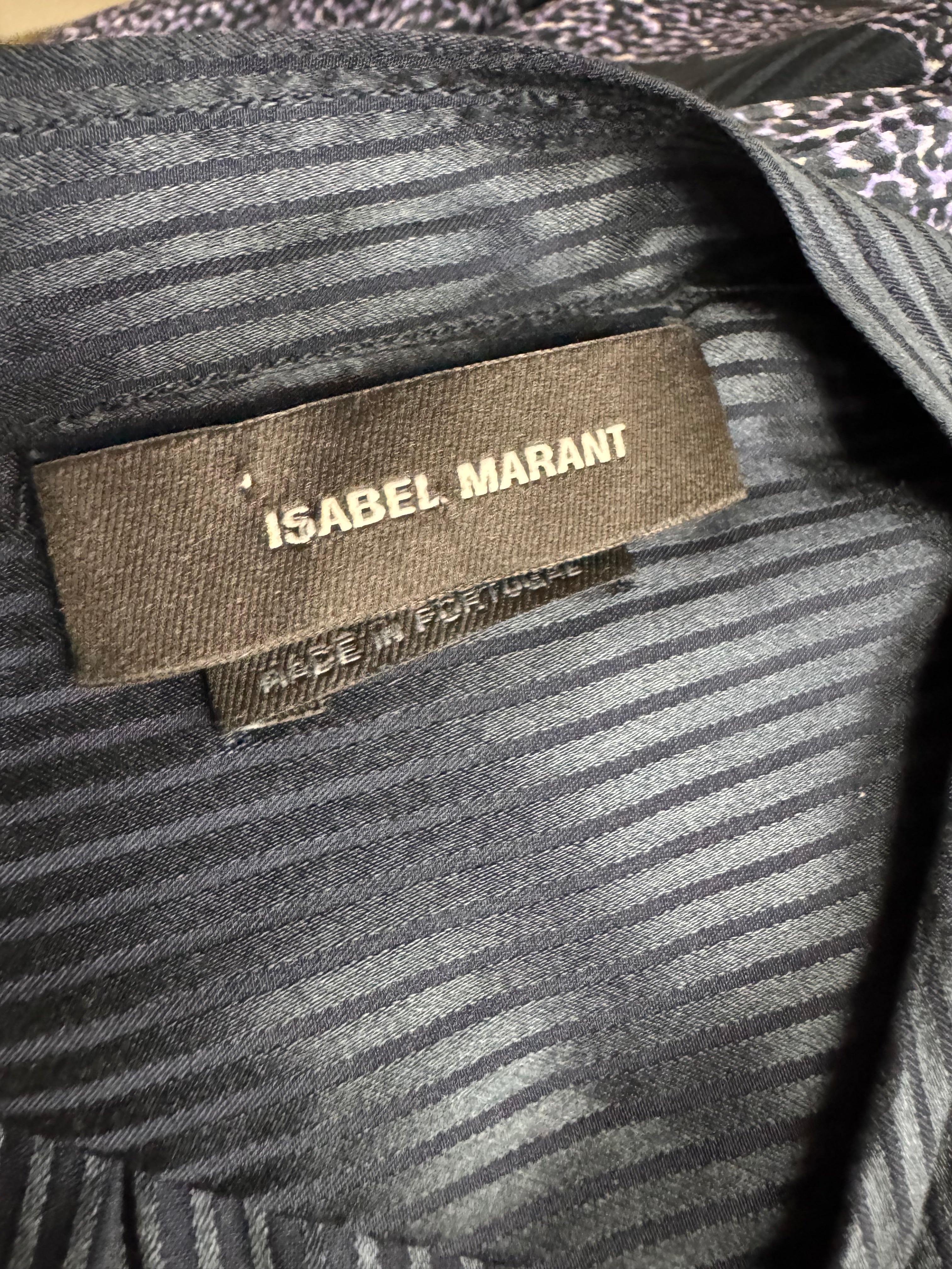 Isabel Marant 'Romina' Printed Silk-Blend Midi Dress - AU10