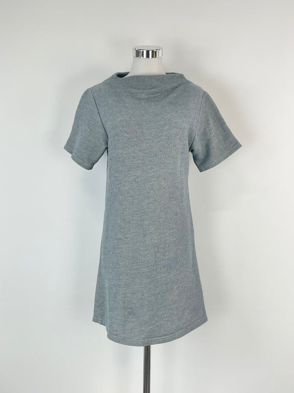 Kuwaii Blue Knit Short Sleeve Jersey Top - AU6/8