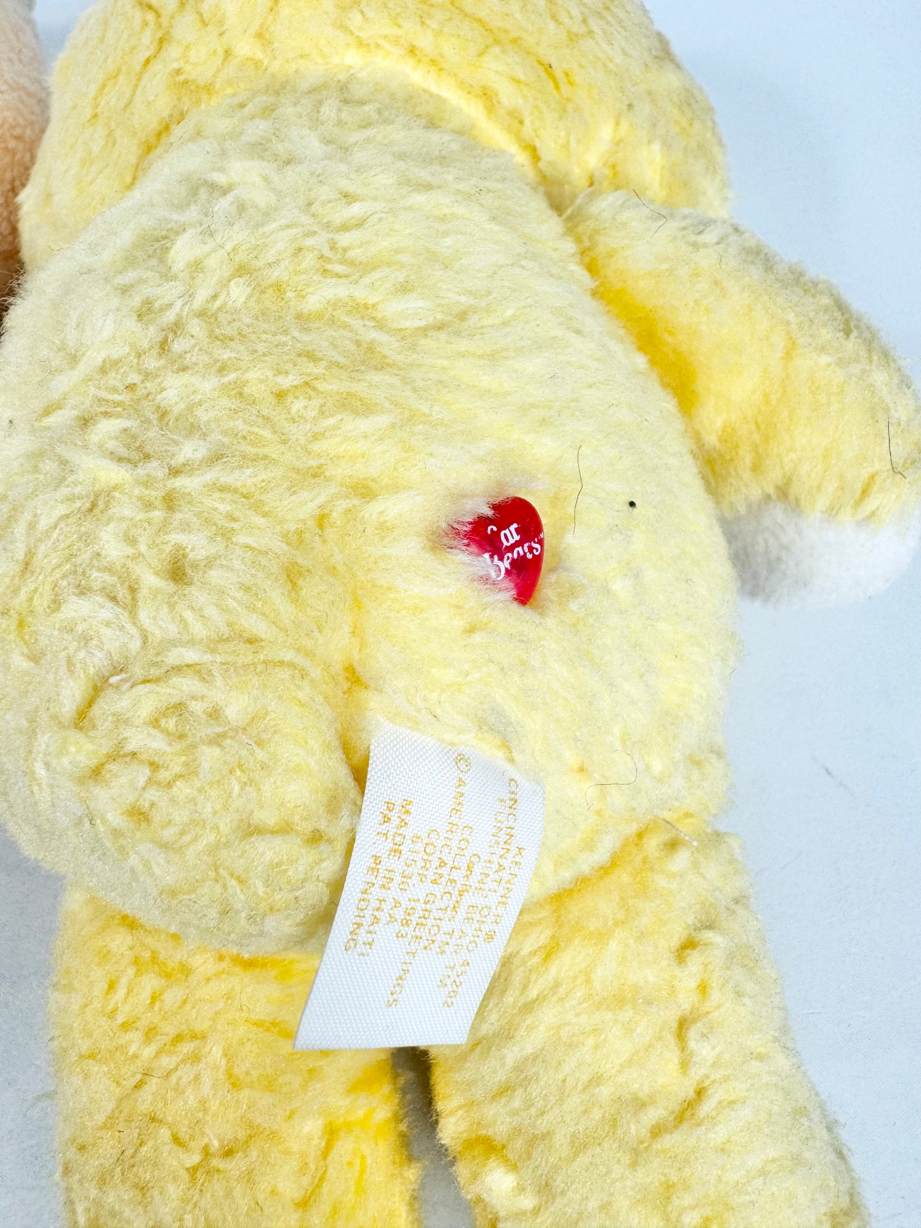 Vintage Kenner 80s Care Bears Funshine & Friend Bear