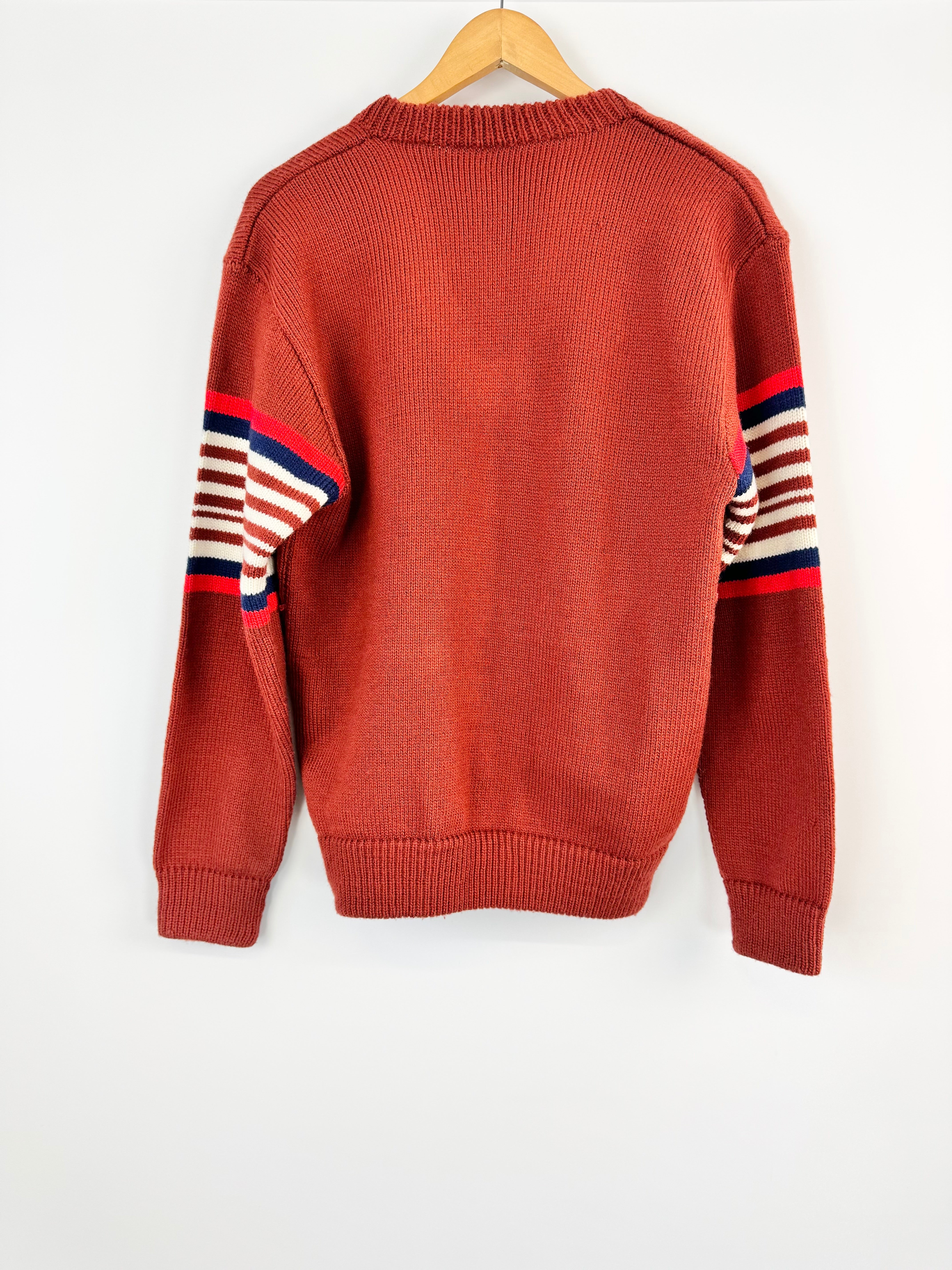 MFW Handmade Terracotta Australia Knit Jumper - AU10/12