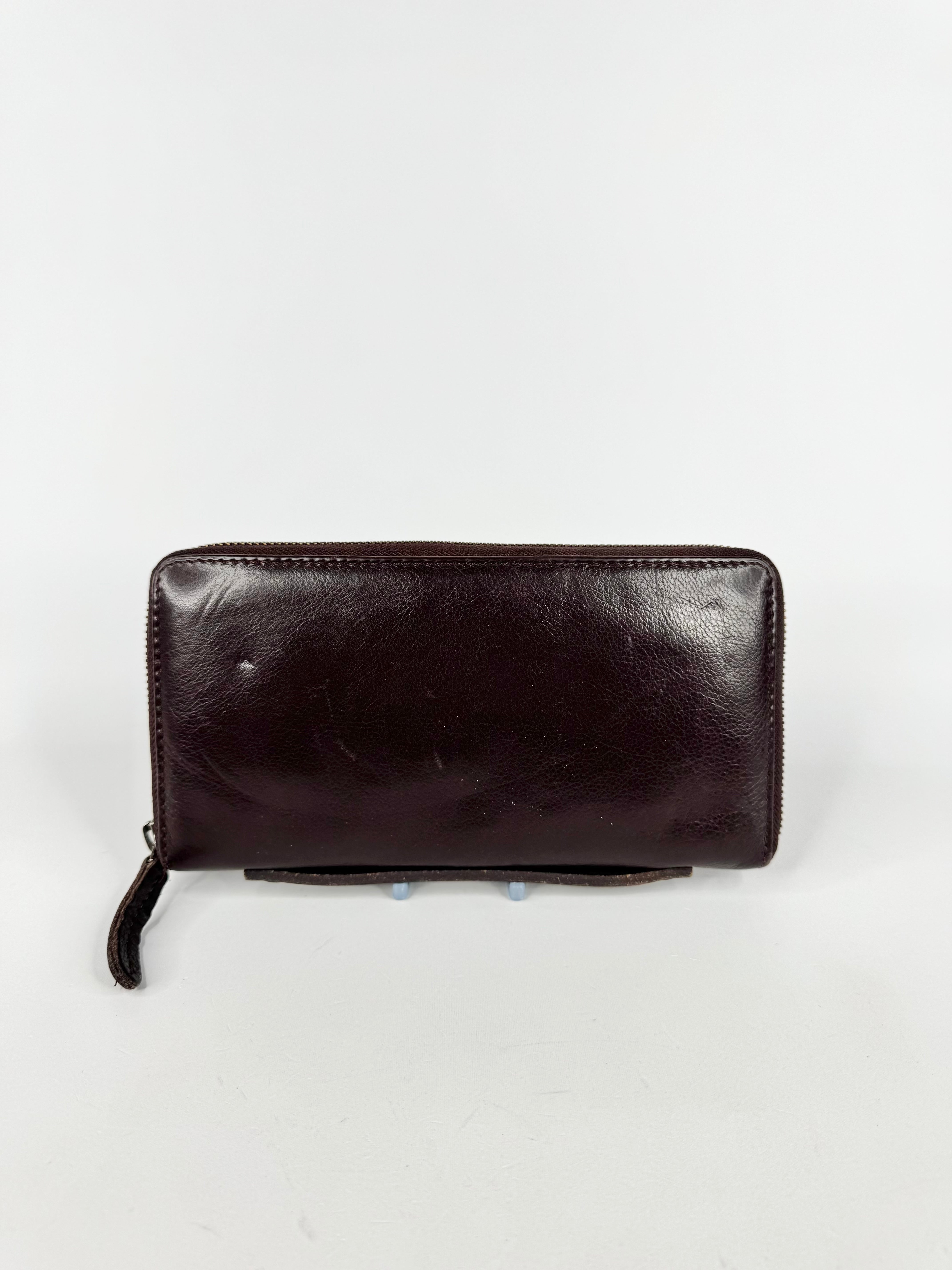 Elk Dark Brown Leather Wallet