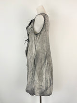 Areline Paris Faded Charcoal Tunic Dress - AU10