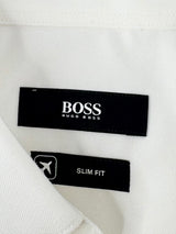 Boss Hugo Boss White Slim-Fit Shirt - 40
