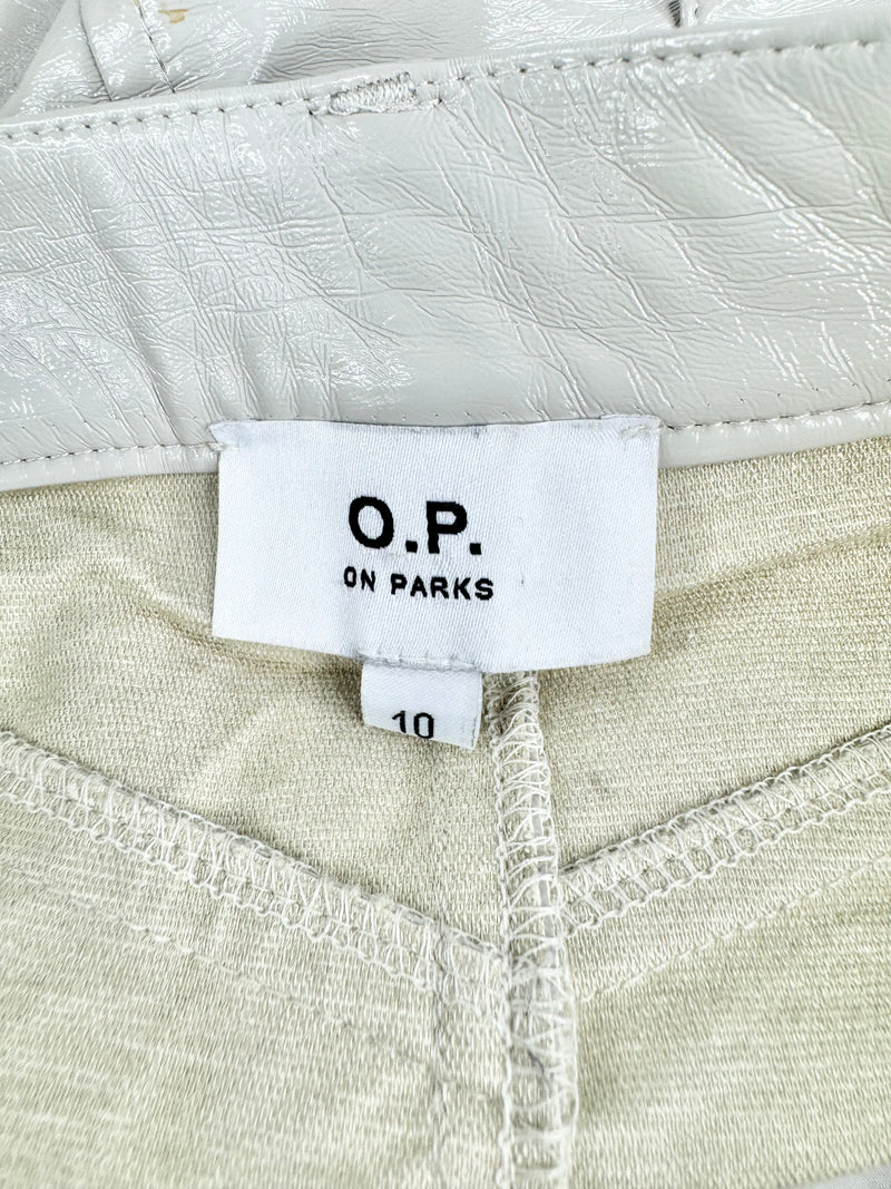 O.P On Parks Cement Vinyl Skirt - AU8