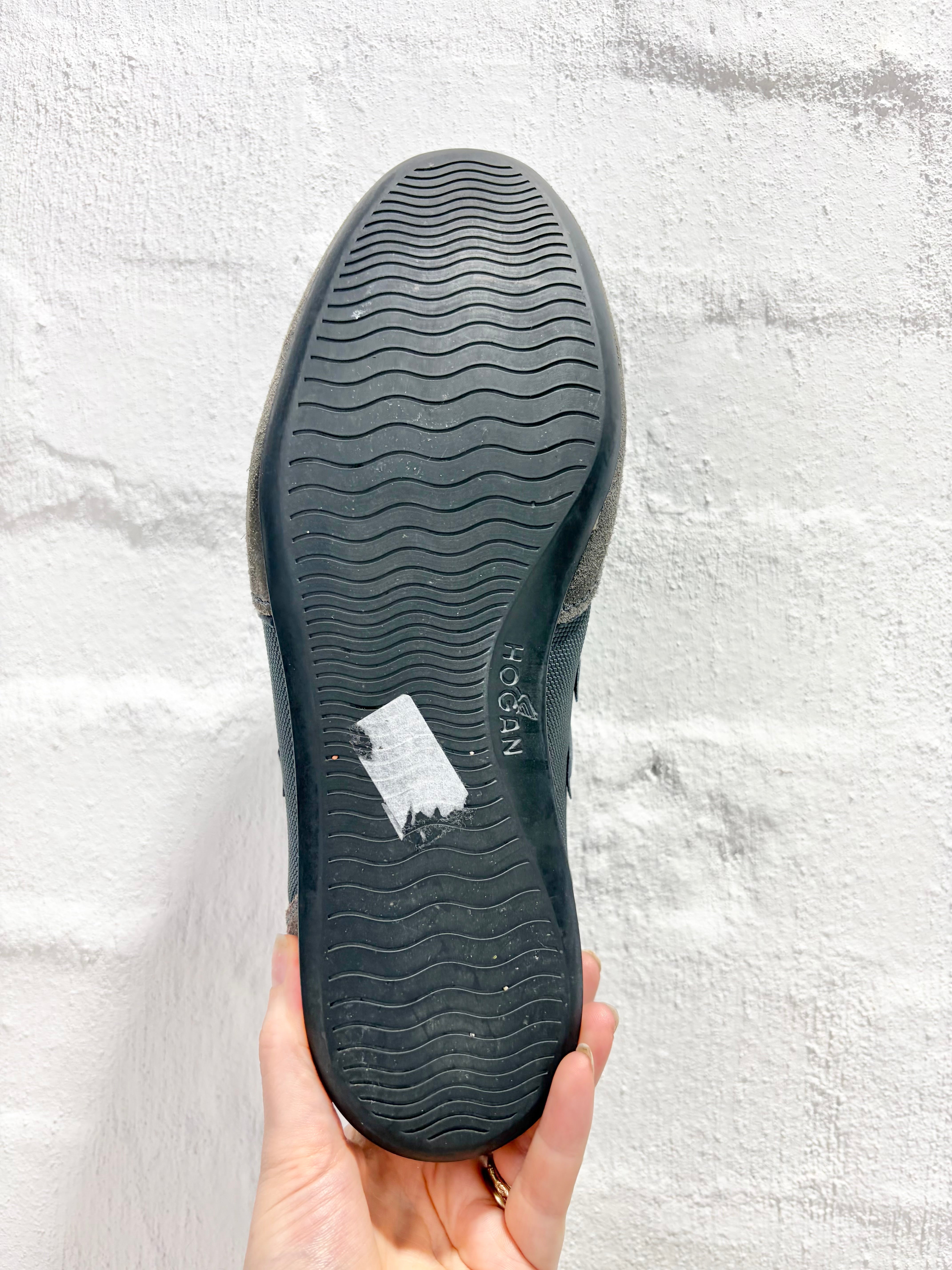 Hogan Grey Brown Sneaker - 42.5EU