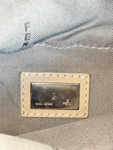 Fendi Zucchino Monogrammed Denim Mini Bag