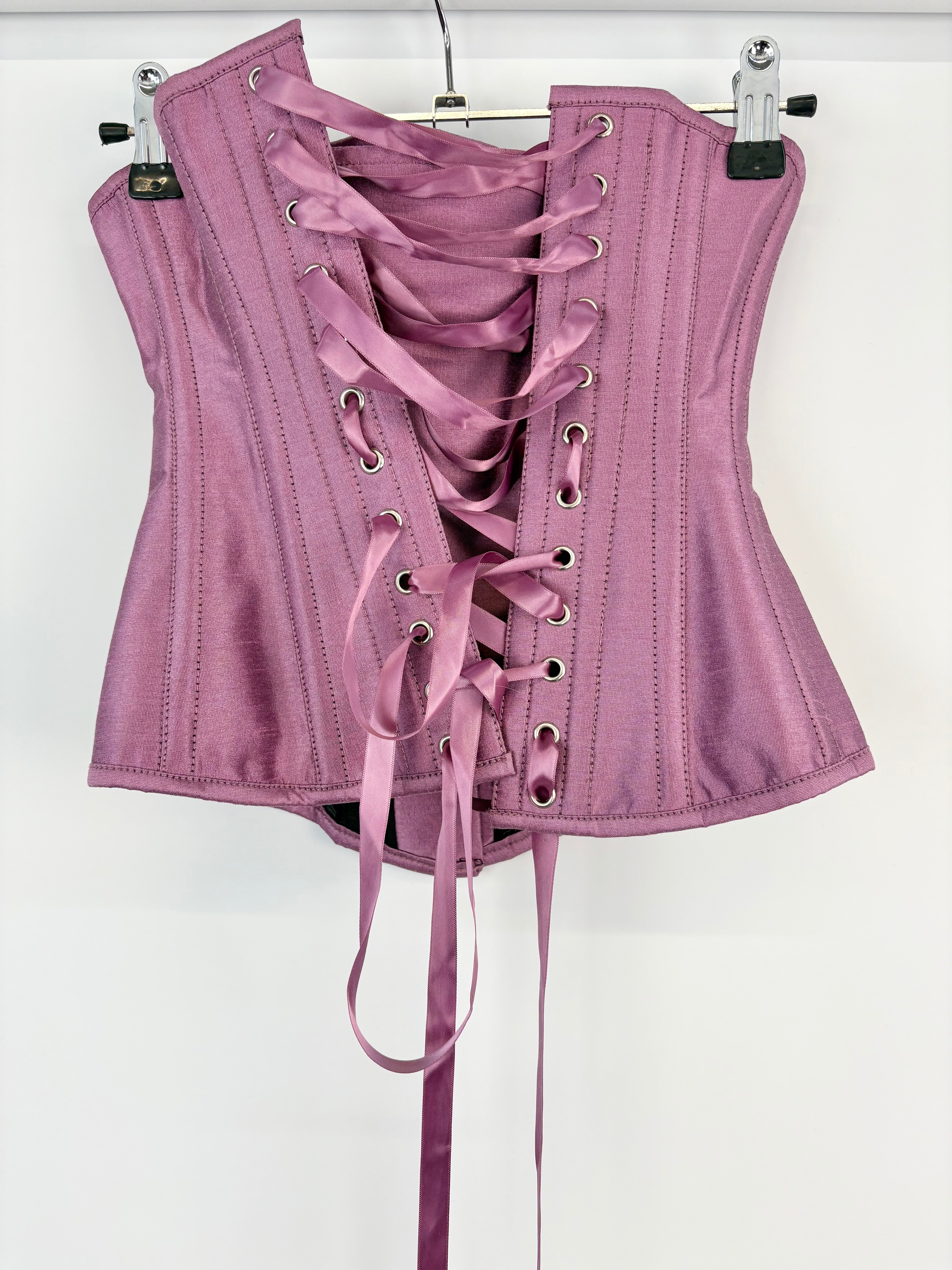 Corset Story Pink Satin-Finish Corset - 22"