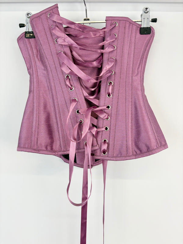 Corset Story Pink Satin-Finish Corset - 22"