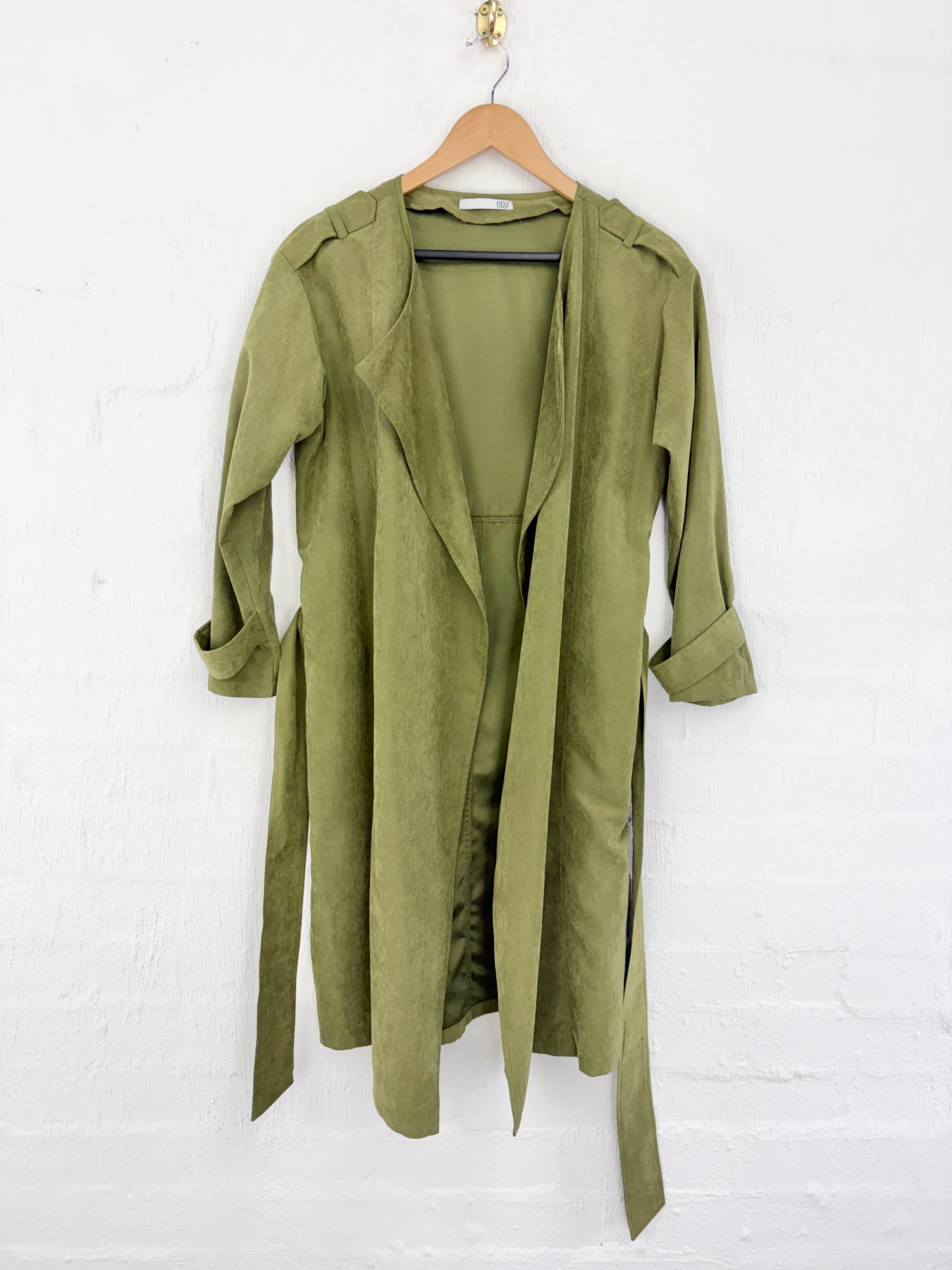 J. Ferry Mossy Grey Open Coat - AU10/12