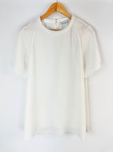 Camilla & Marc White Relaxed Fit T-Shirt - AU8/10