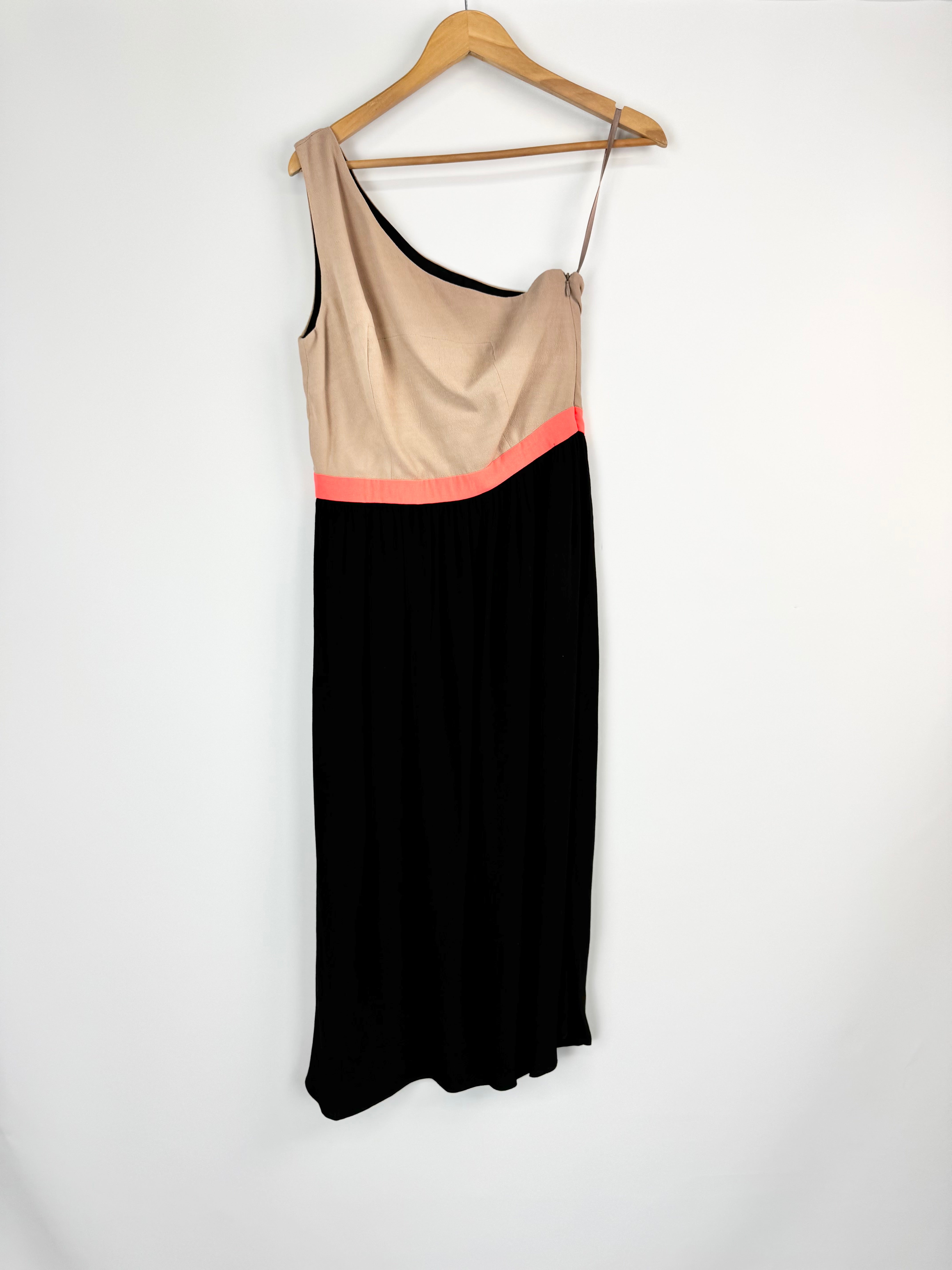 Camilla and Marc 3-Tone One Shoulder 'Howling' Dress - AU12