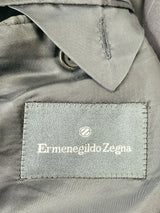 Ermenegildo Zegna Navy Blue Striped Two-Piece Suit - 56R