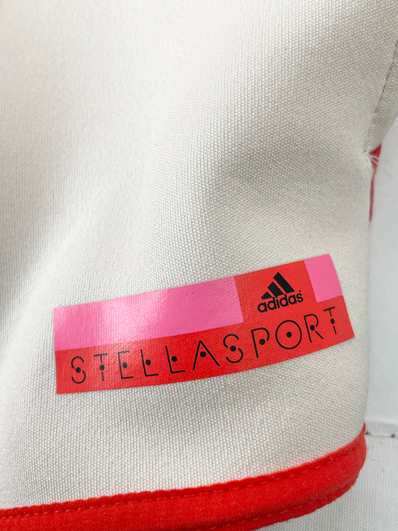 Adidas Stellasport Red Neoprene Bomber Jacket - M