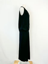 Lorena Antoniazzi Black Silky Midi Dress - AU10