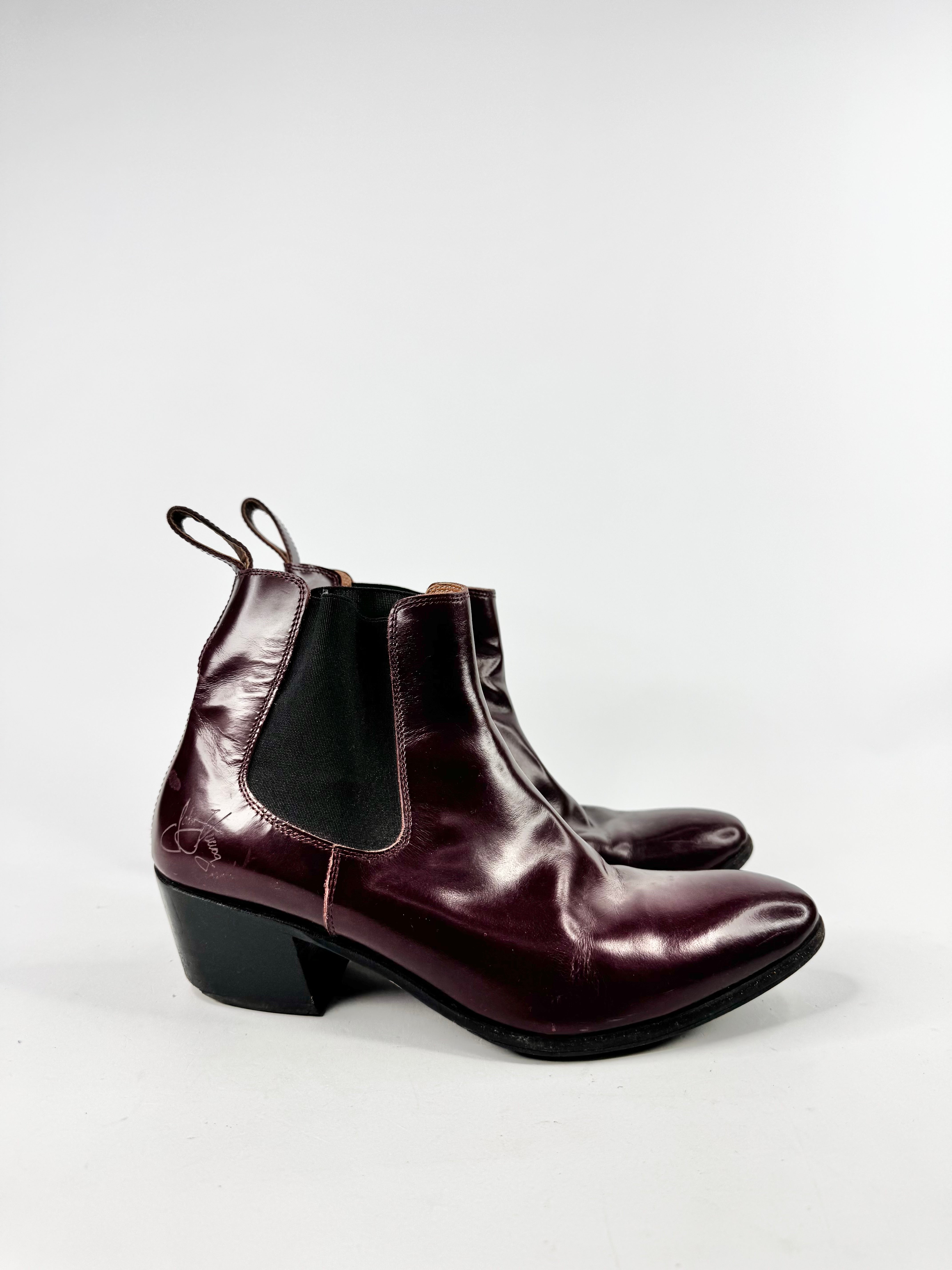 John Fluevog Mahogany Ankle Boots - EU40.5