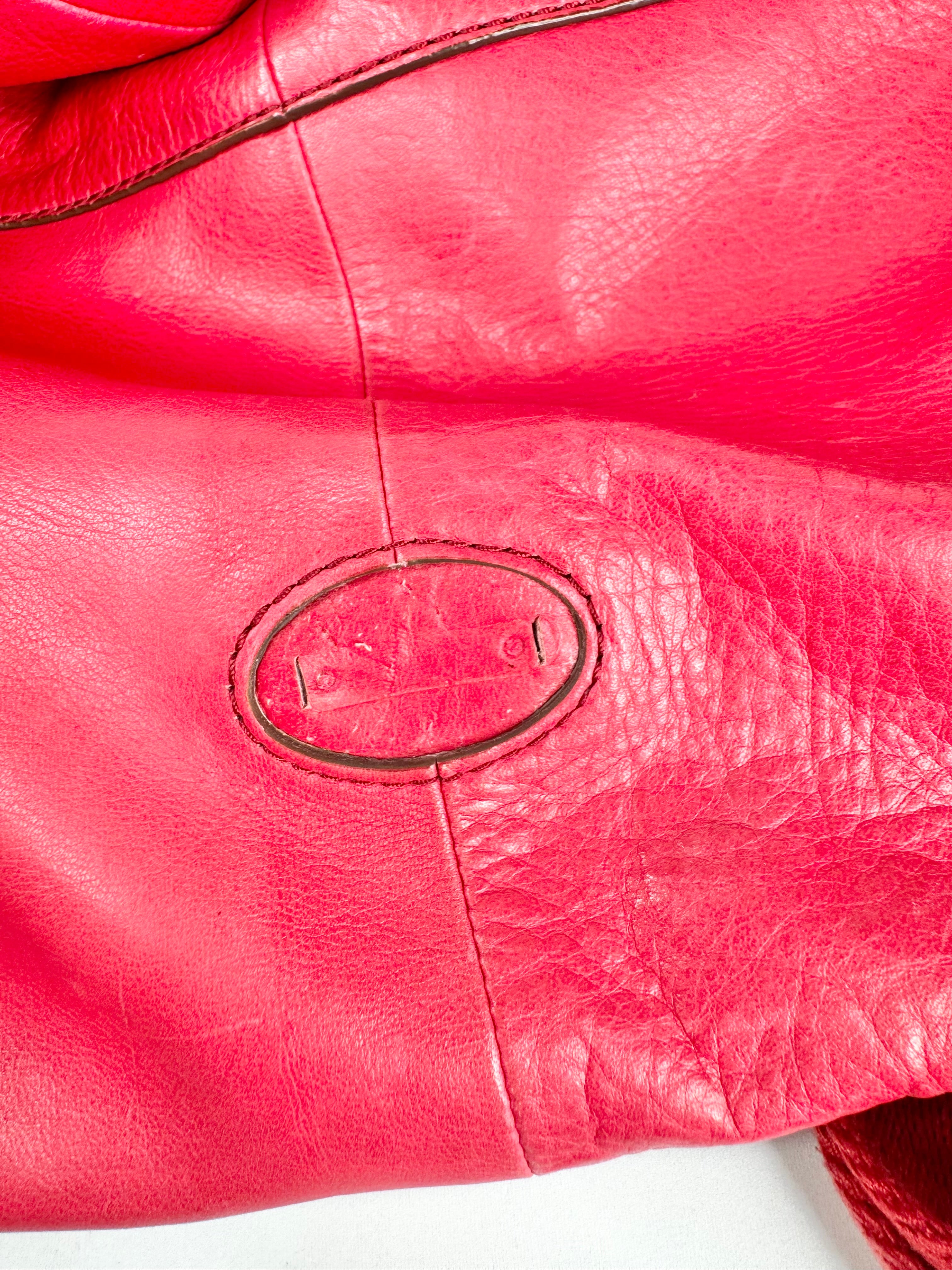 Fossil Deep Sea Coral Red Shoulder Bag