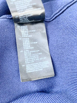 Sandro Blue 'Foma' Embroidered Mesh Sleeve Sweatshirt - AU10/12