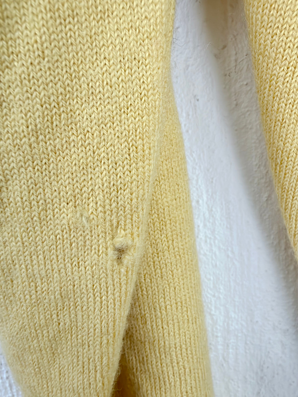 Gransasso Butter Yellow Wool Jumper - M