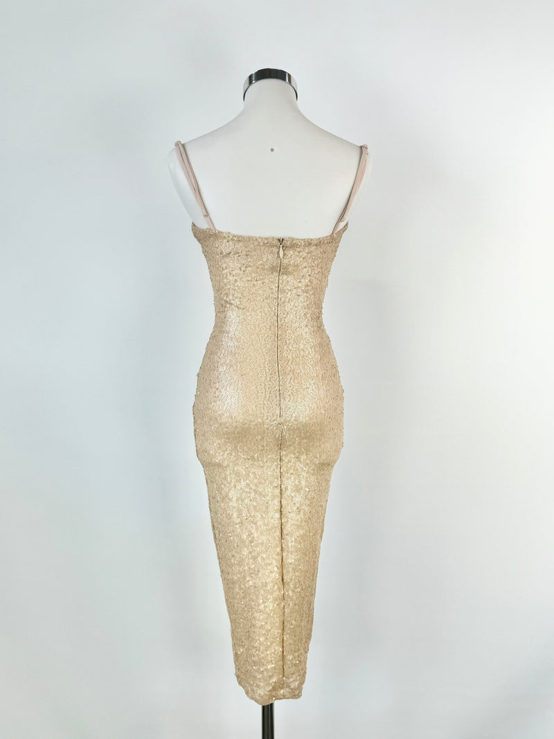 Nookie 'Lovers' Champagne Gold Gown - AU6