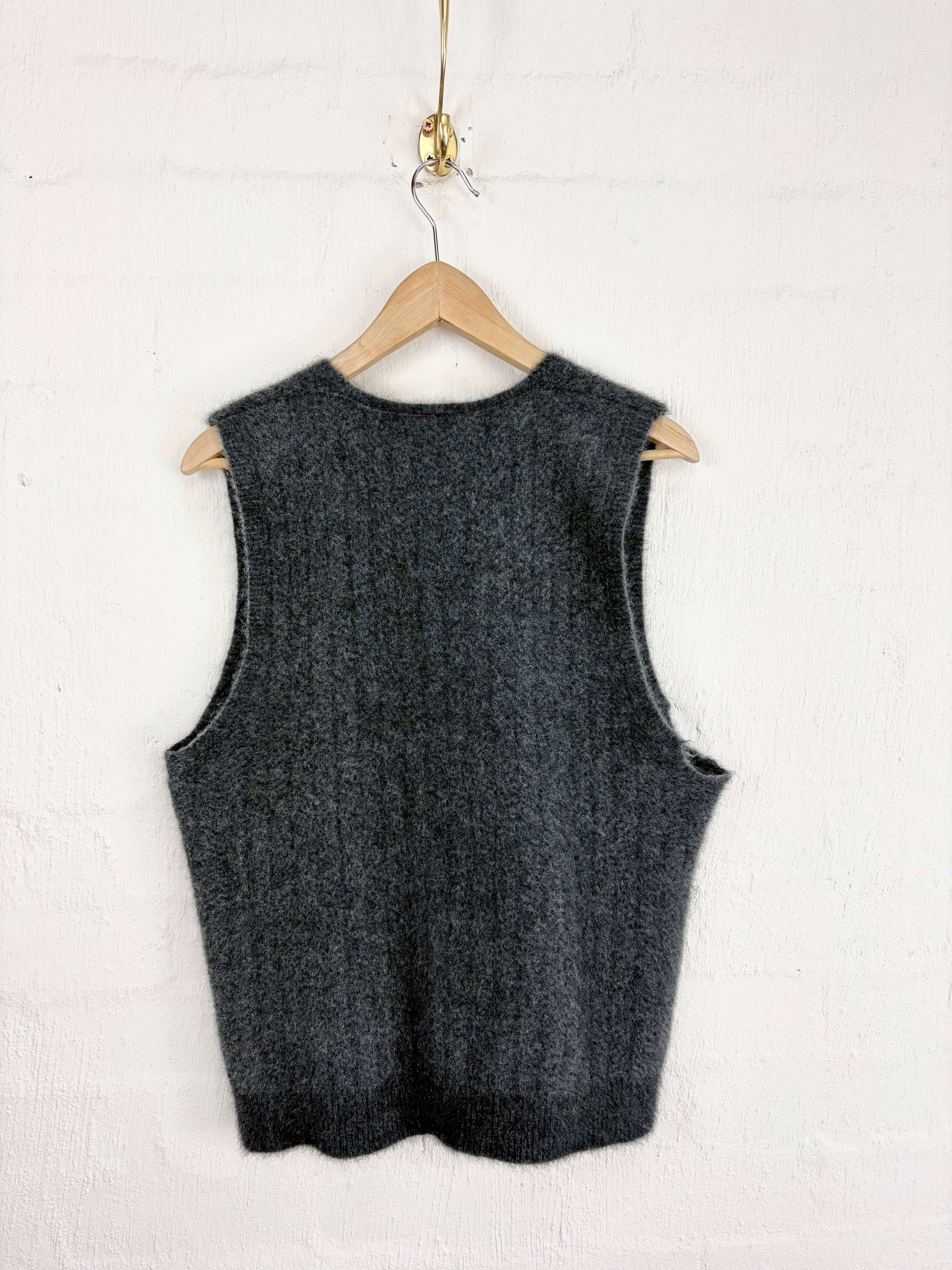 Lothlorian Grey Possum & Merino Wool Vest - XXL