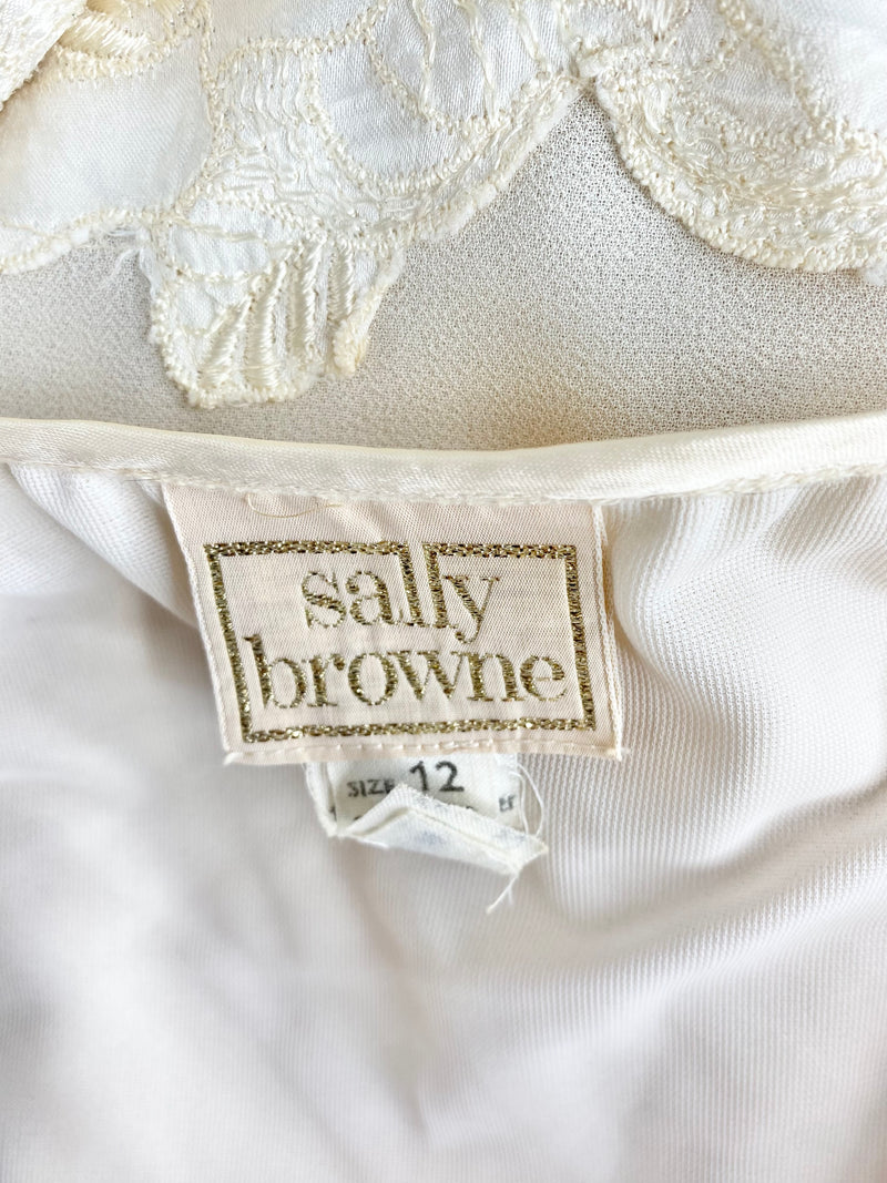 Vintage Sally Browne Vanilla Three Piece Set - AU10/12