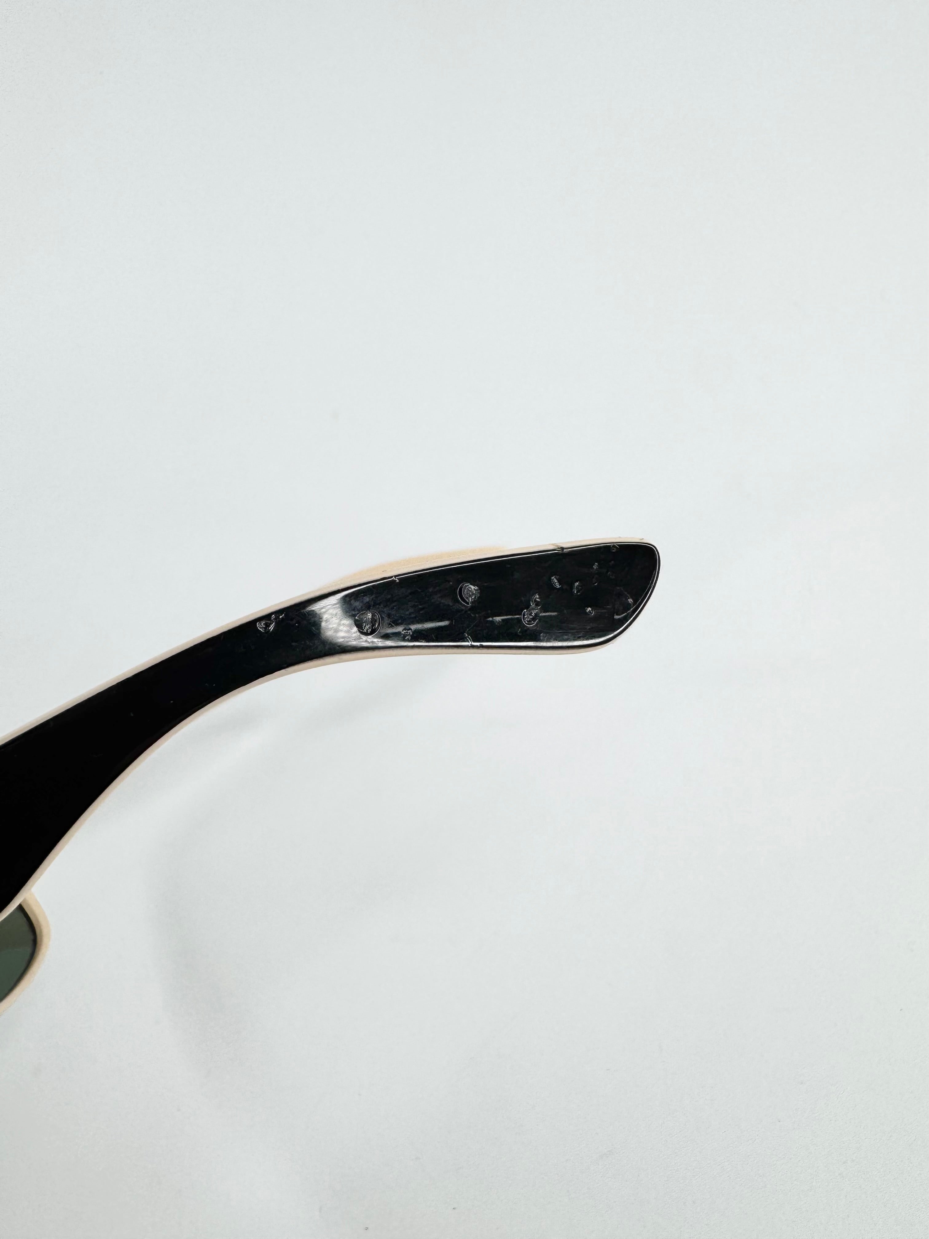 Ray Ban Black and Cream 'New Wayfarer' Sunglasses