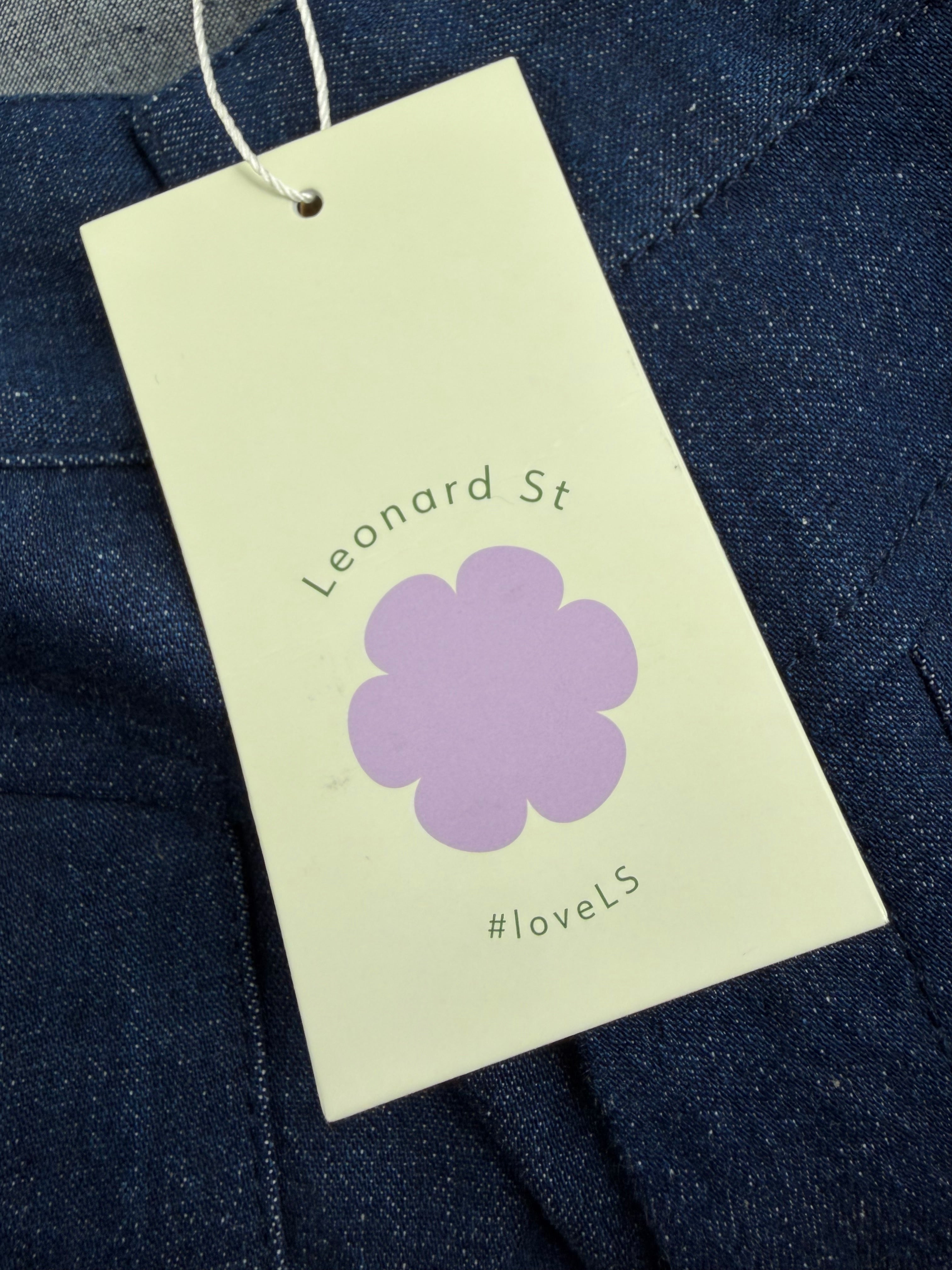 Leonard Street Blue Denim Skirt NWT- AU6
