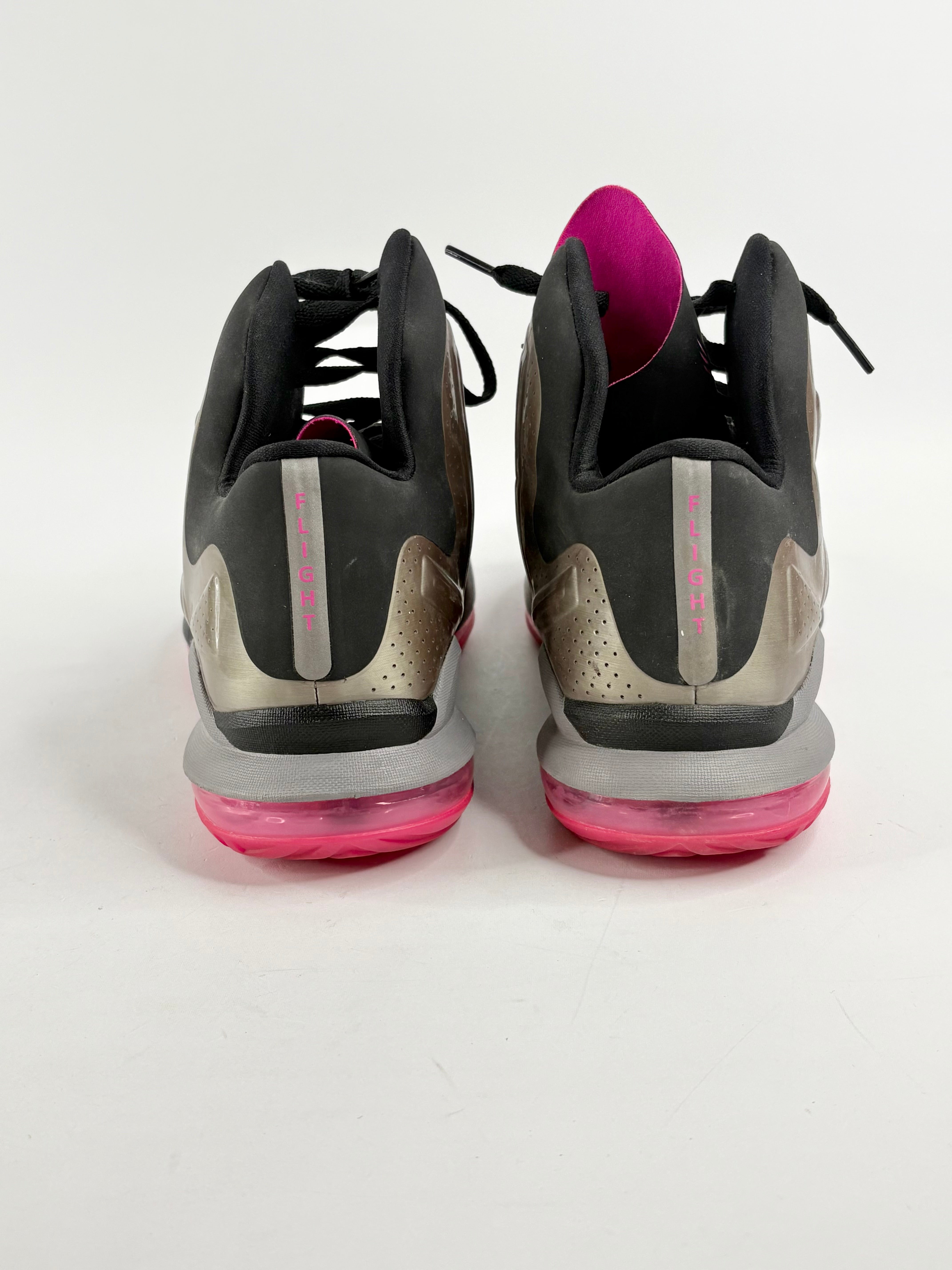 Nike Hyperflight Max Metallic Pewter/Pink Foil-Black Sneakers - EU44
